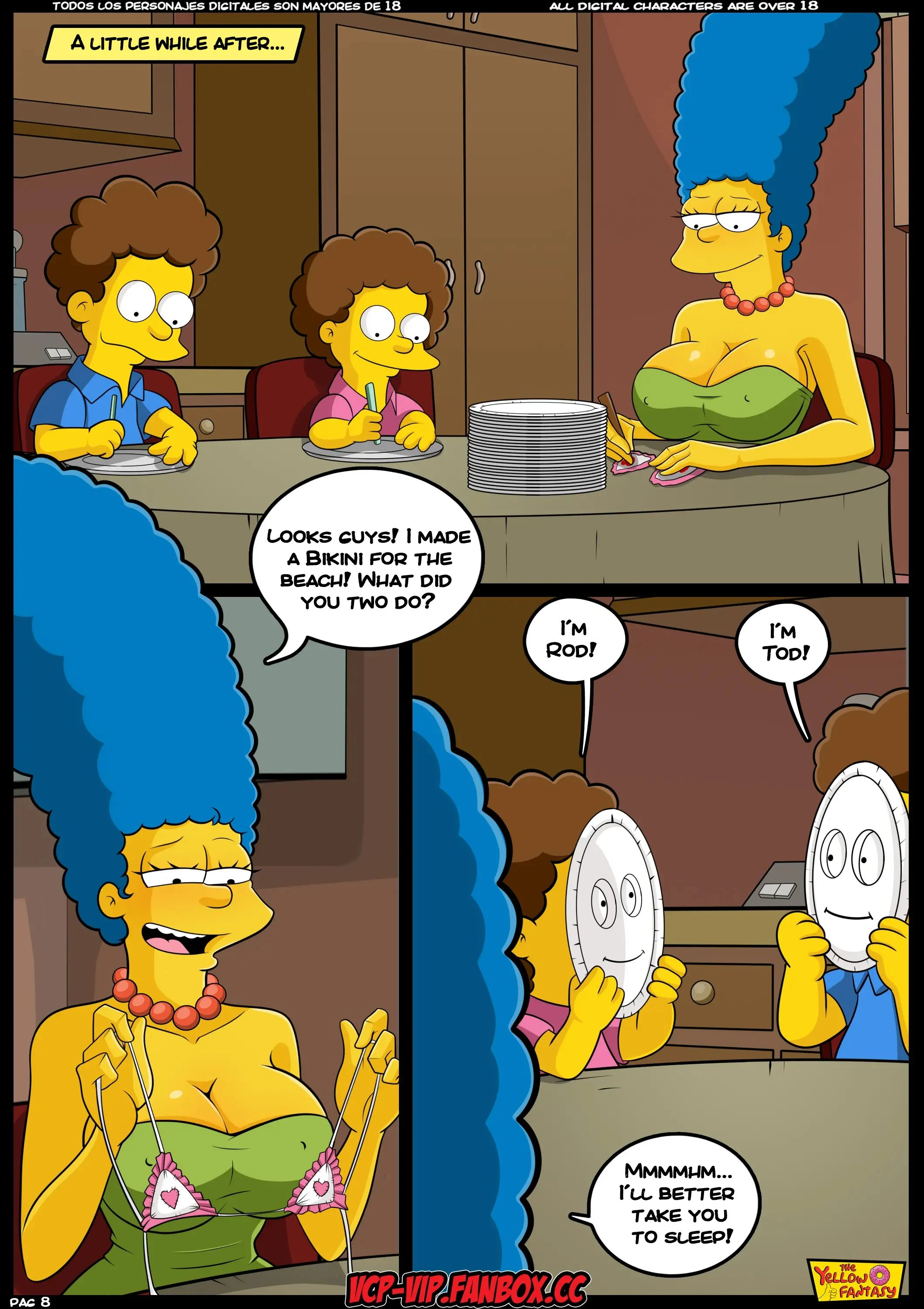 The Pastime (The Simpsons) [The Yellow Fantasy , Croc] 9 . Babysitting Without Babysitting - Chapter 9 (The Simpsons) [The Yellow Fantasy] – page 9