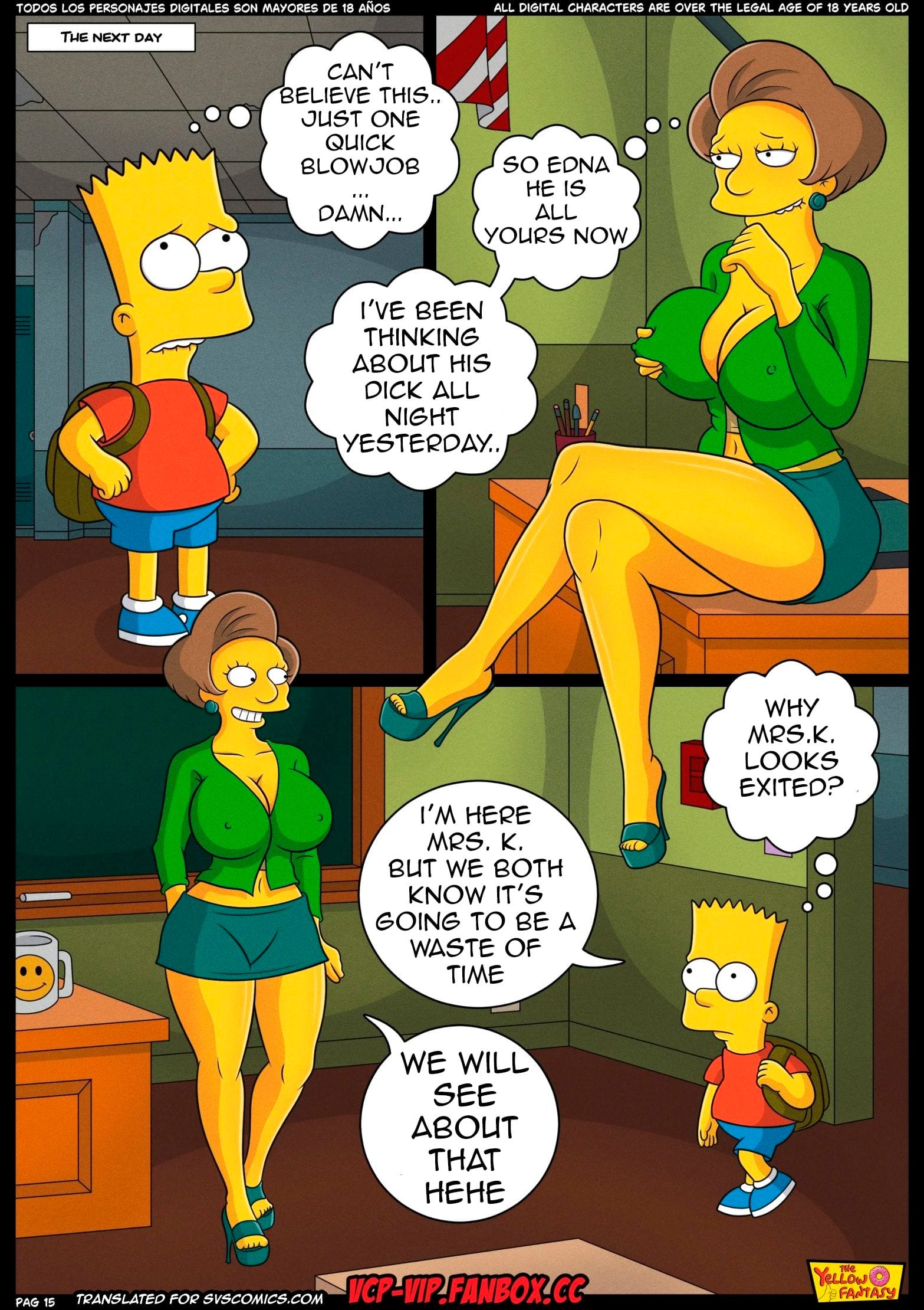 The Pastime (The Simpsons) [The Yellow Fantasy , Croc] 15 . The Exam - Chapter 15 (The Simpsons) [The Yellow Fantasy , Croc] – page 16