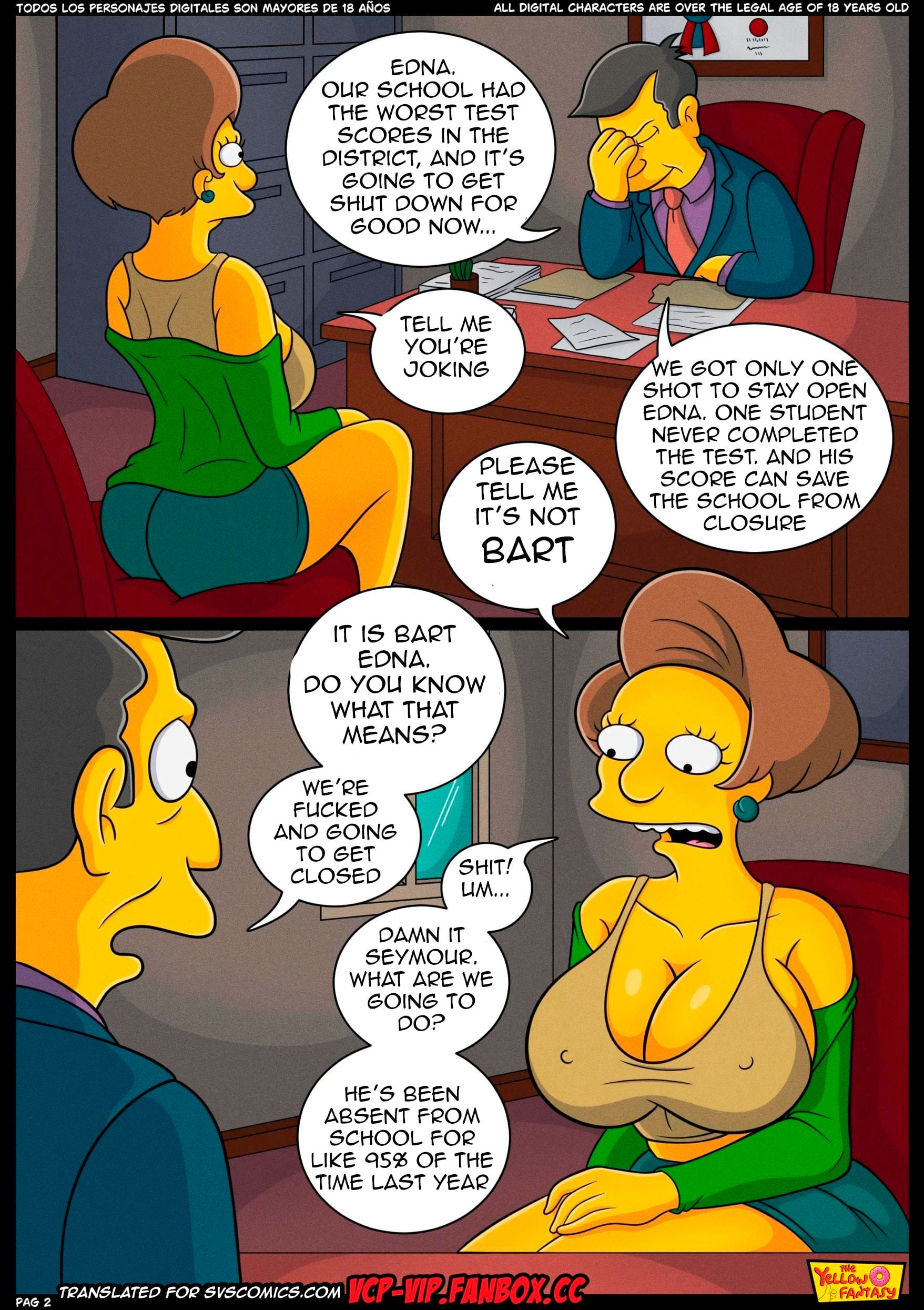 The Pastime (The Simpsons) [The Yellow Fantasy , Croc] 15 . The Exam - Chapter 15 (The Simpsons) [The Yellow Fantasy , Croc] – page 3