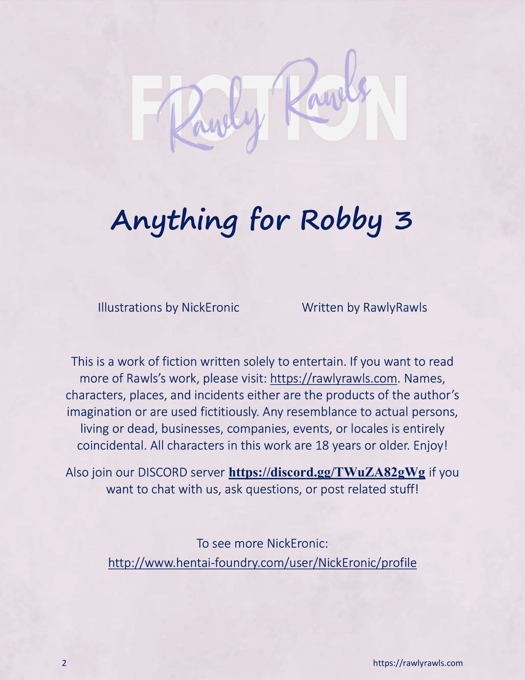 Anything For Robby [Nick Eronic , RawlyRawls] 3 . Anything For Robby - Chapter 3 [Nick Eronic , RawlyRawls] – page 2