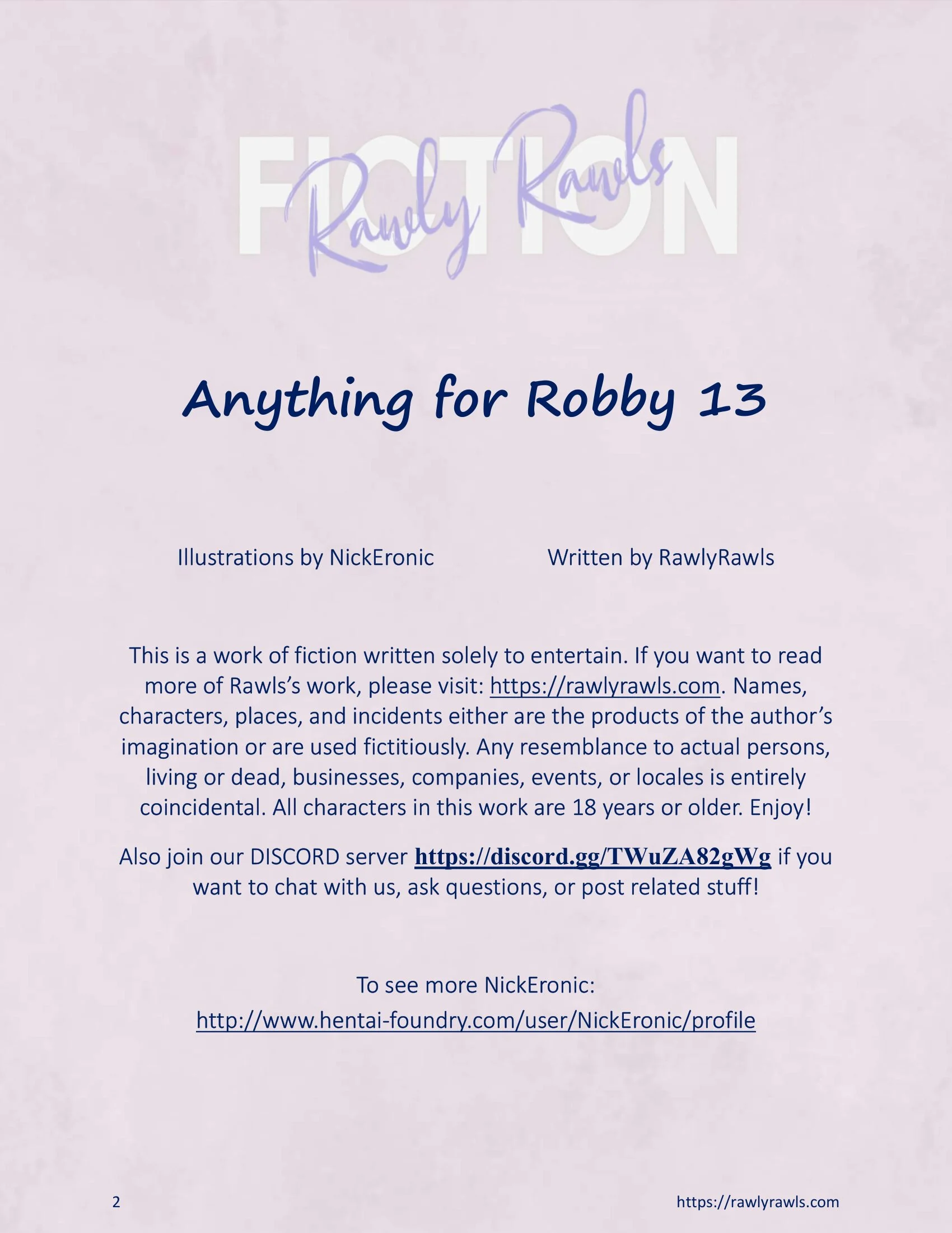 Anything For Robby [Nick Eronic , RawlyRawls] 13 . Anything For Robby - Chapter 13 [Nick Eronic , RawlyRawls] – page 2