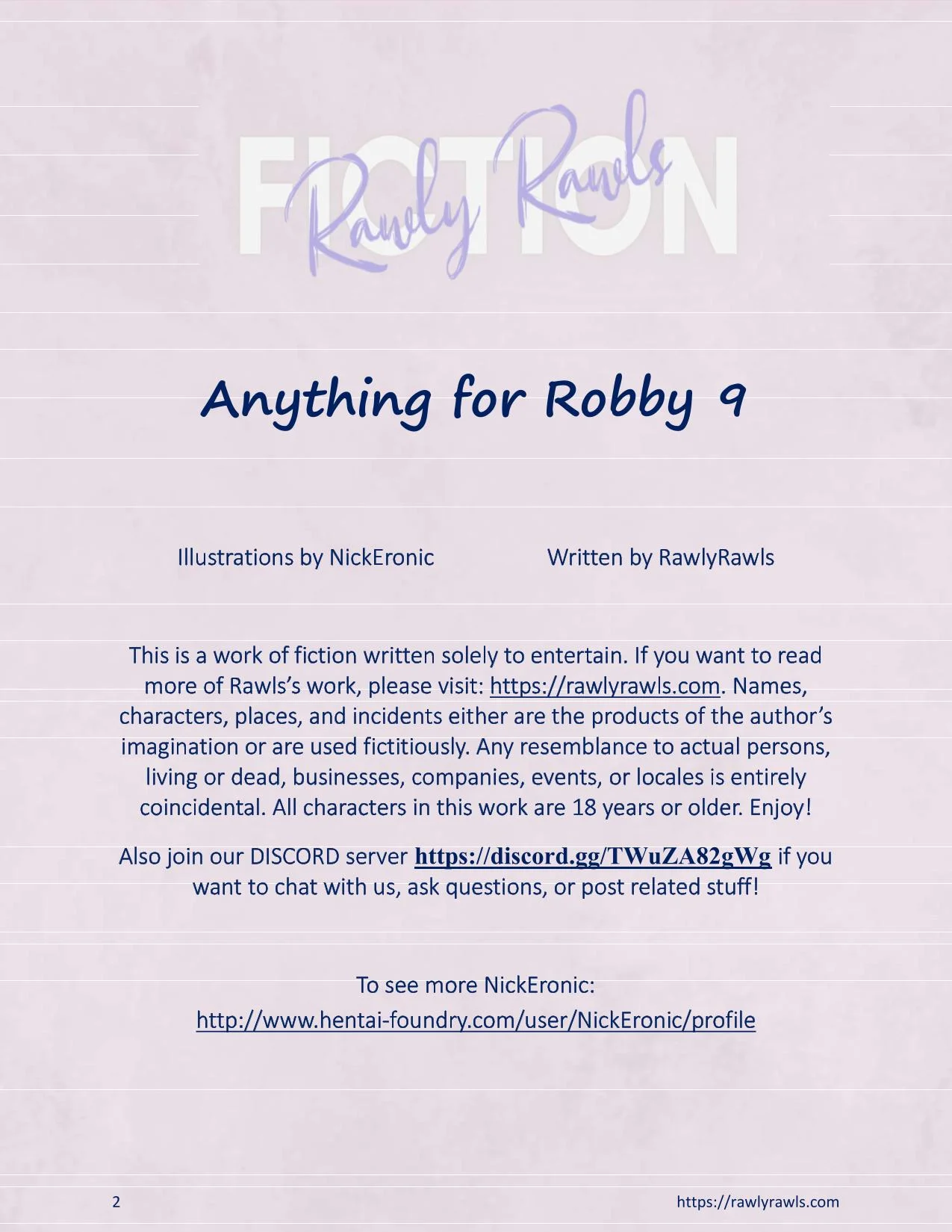 Anything For Robby [Nick Eronic , RawlyRawls] 9 . Anything For Robby - Chapter 9 [Nick Eronic , RawlyRawls] – page 2