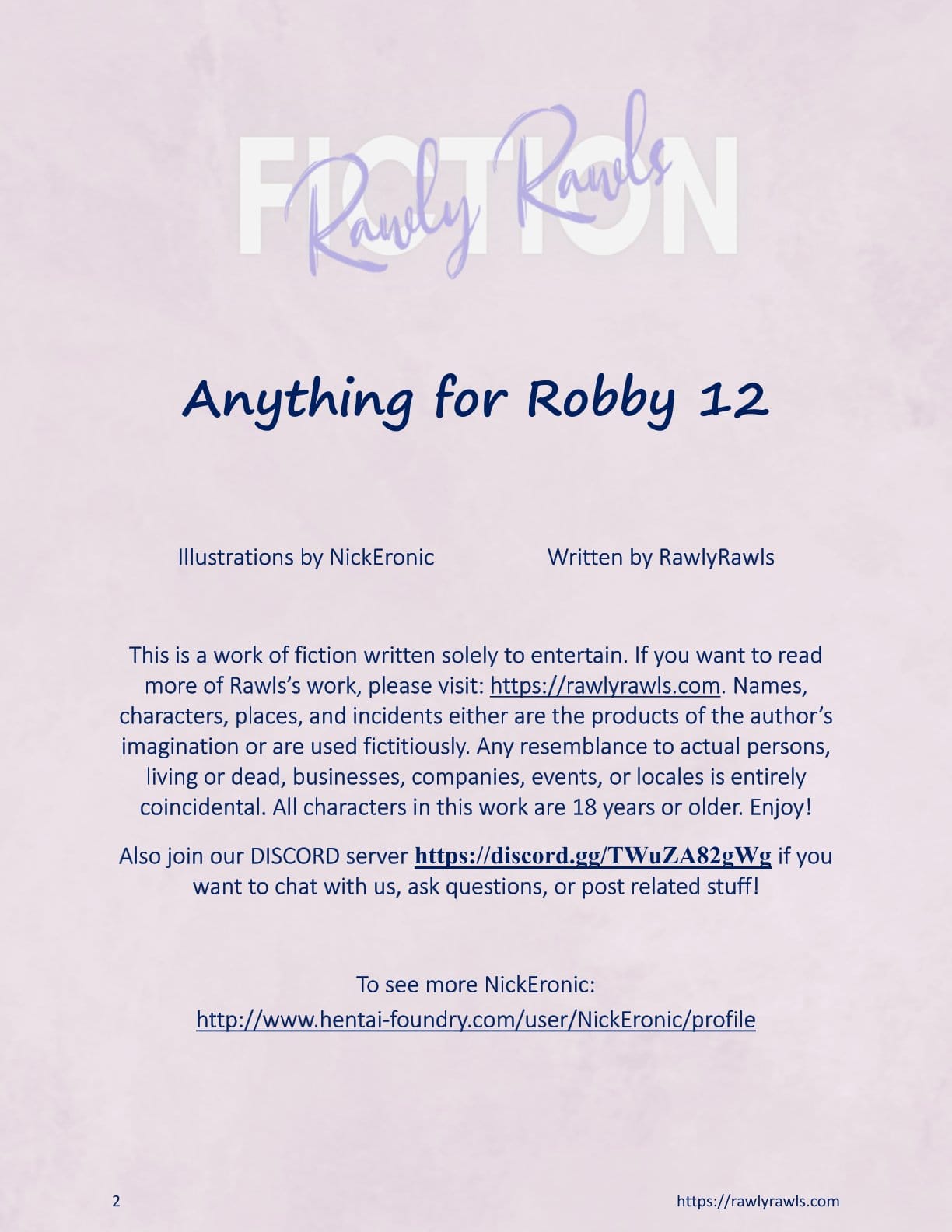 Anything For Robby [Nick Eronic , RawlyRawls] 12 . Anything For Robby - Chapter 12 [Nick Eronic , RawlyRawls] – page 2