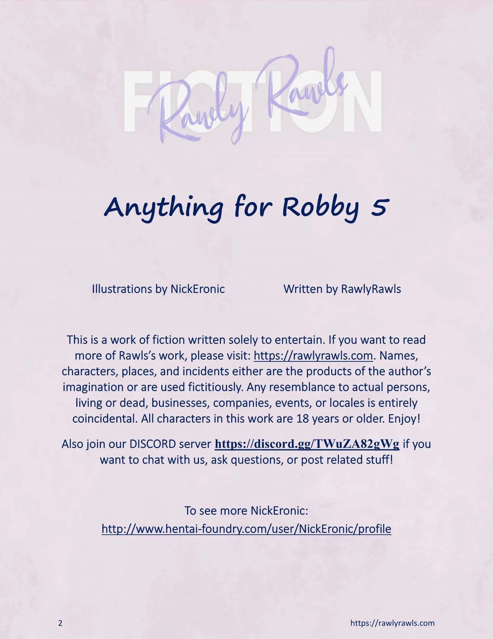 Anything For Robby [Nick Eronic , RawlyRawls] 5 . Anything For Robby - Chapter 5 [Nick Eronic , RawlyRawls] – page 2