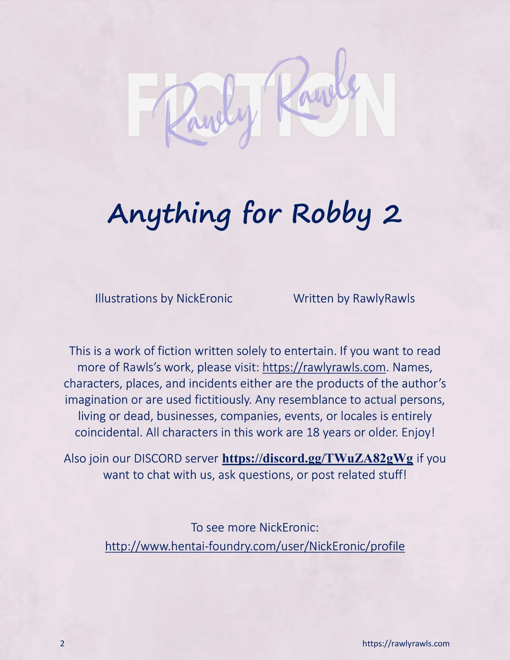 Anything For Robby [Nick Eronic , RawlyRawls] 2 . Anything For Robby - Chapter 2 [Nick Eronic , RawlyRawls] – page 2