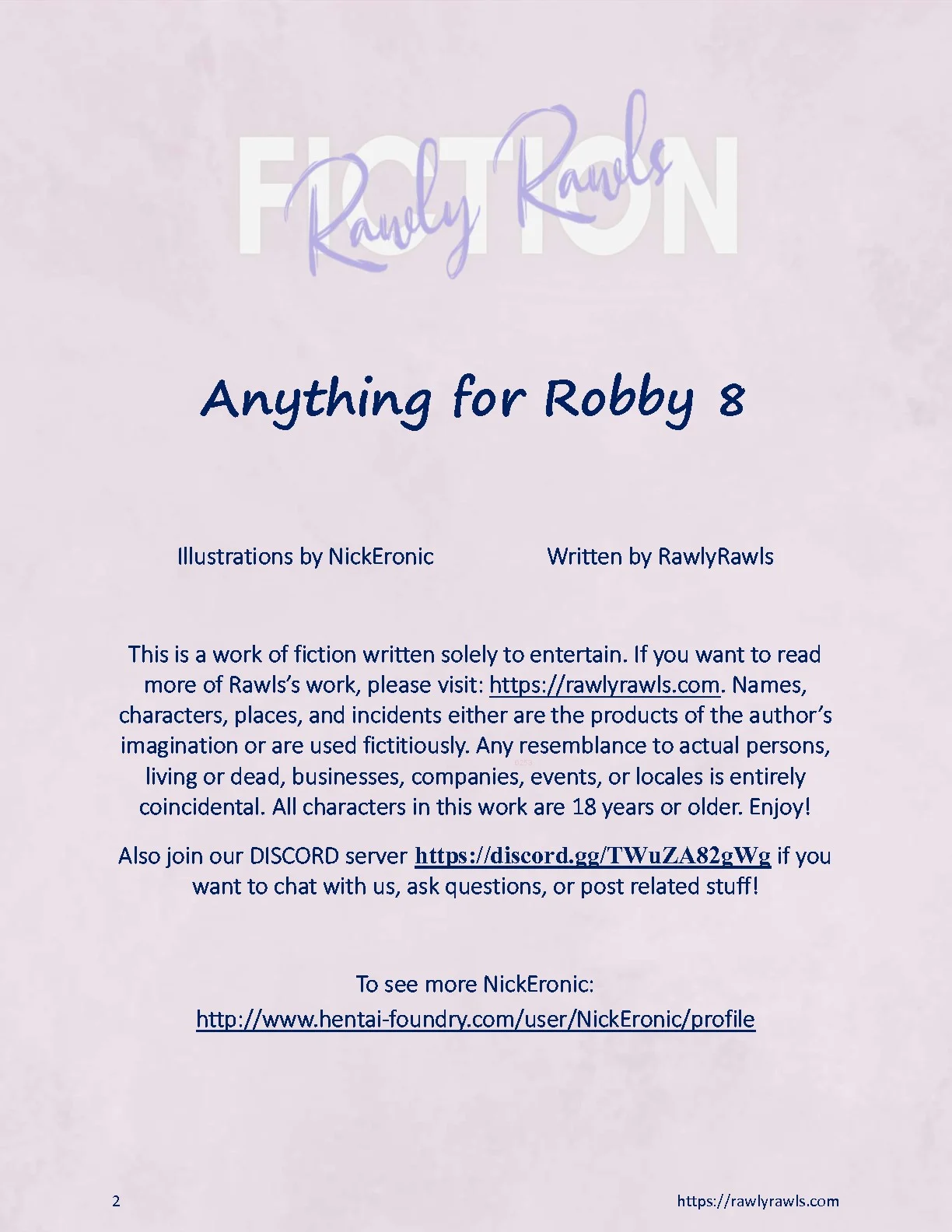 Anything For Robby [Nick Eronic , RawlyRawls] 8 . Anything For Robby - Chapter 8 [Nick Eronic , RawlyRawls] – page 2