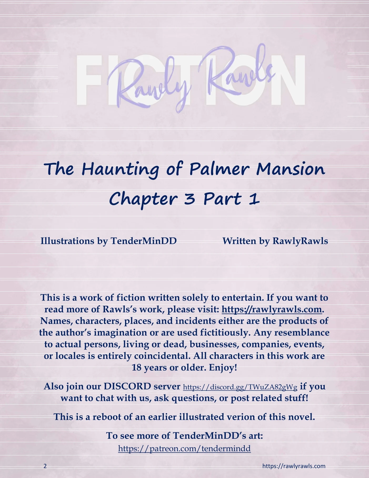 The Haunting Of Palmer Mansion [TenderMindd , RawlyRawls] 3.1 . The Haunting Of Palmer Mansion - Chapter 3 - Part 1 [TenderMindd , RawlyRawls] – page 2