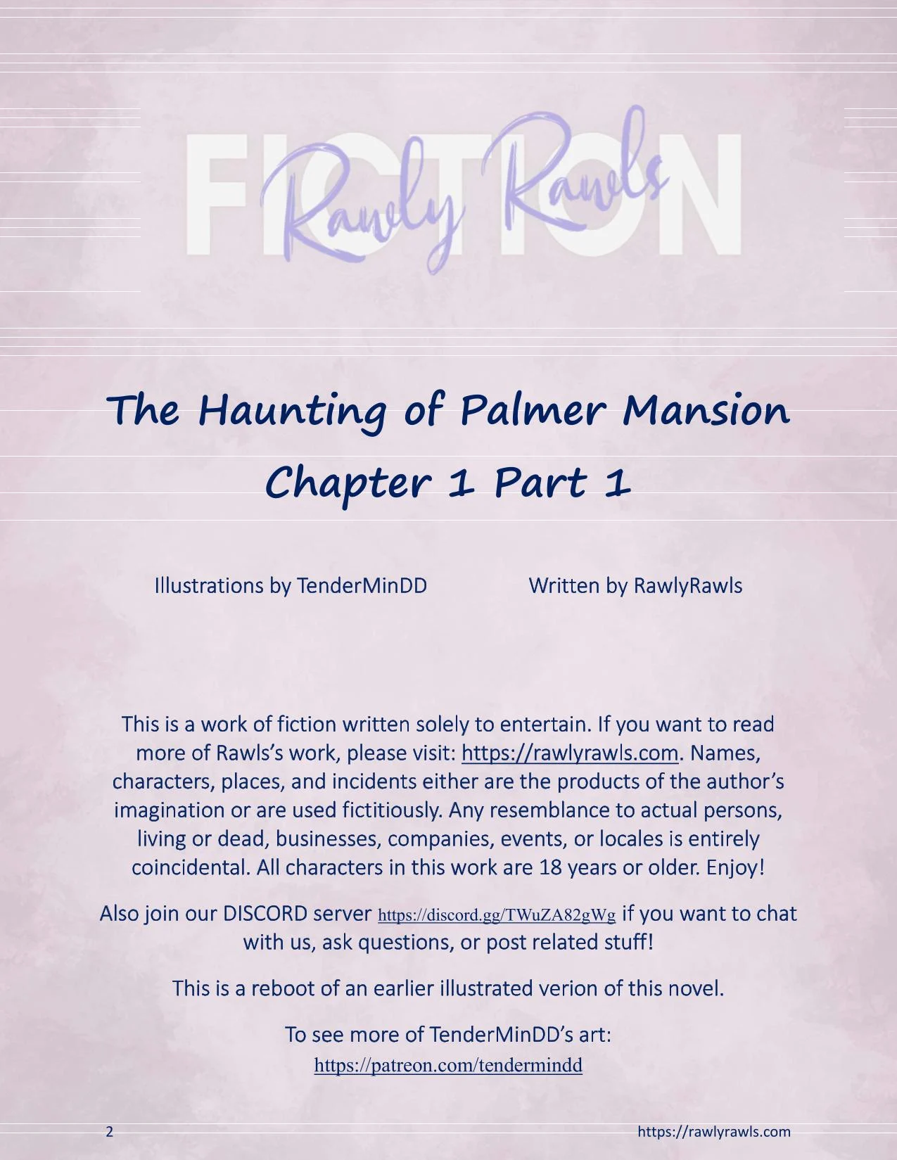 The Haunting Of Palmer Mansion [TenderMindd , RawlyRawls] 1.1 . The Haunting Of Palmer Mansion - Chapter 1 - Part 1 [TenderMindd , RawlyRawls] – page 2