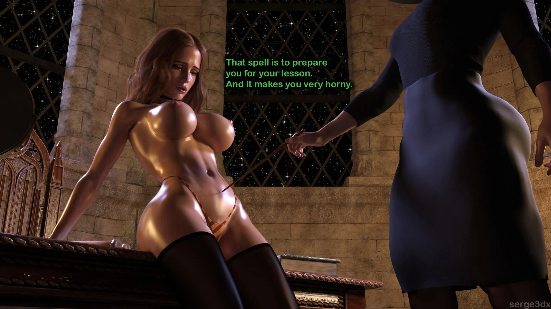 Hermione Granger and the Professor's Wand (Harry Potter) [Serge3DX] 1 . Hermione Granger and the Professor's Wand - Chapter 1 (Harry Potter) [Serge3DX] – page 24