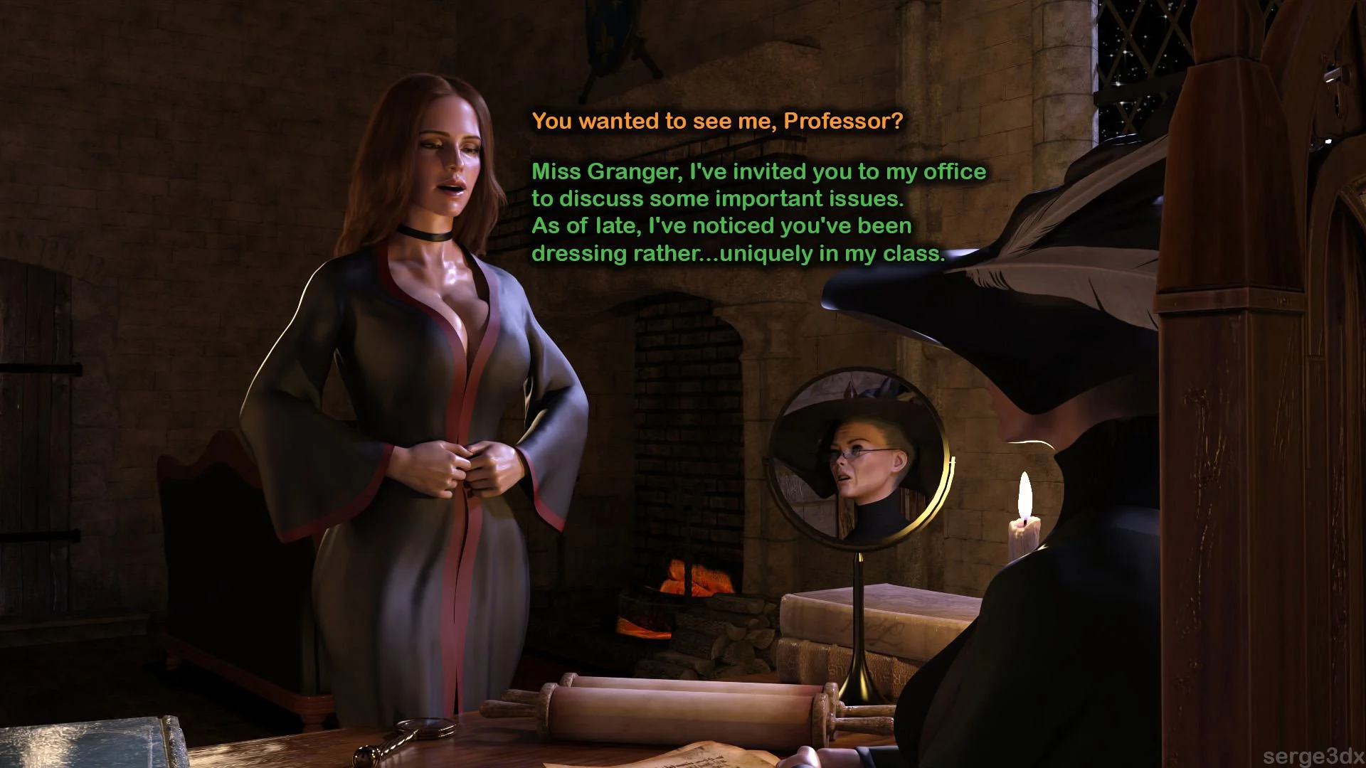 Hermione Granger and the Professor's Wand (Harry Potter) [Serge3DX] 1 . Hermione Granger and the Professor's Wand - Chapter 1 (Harry Potter) [Serge3DX] – page 7