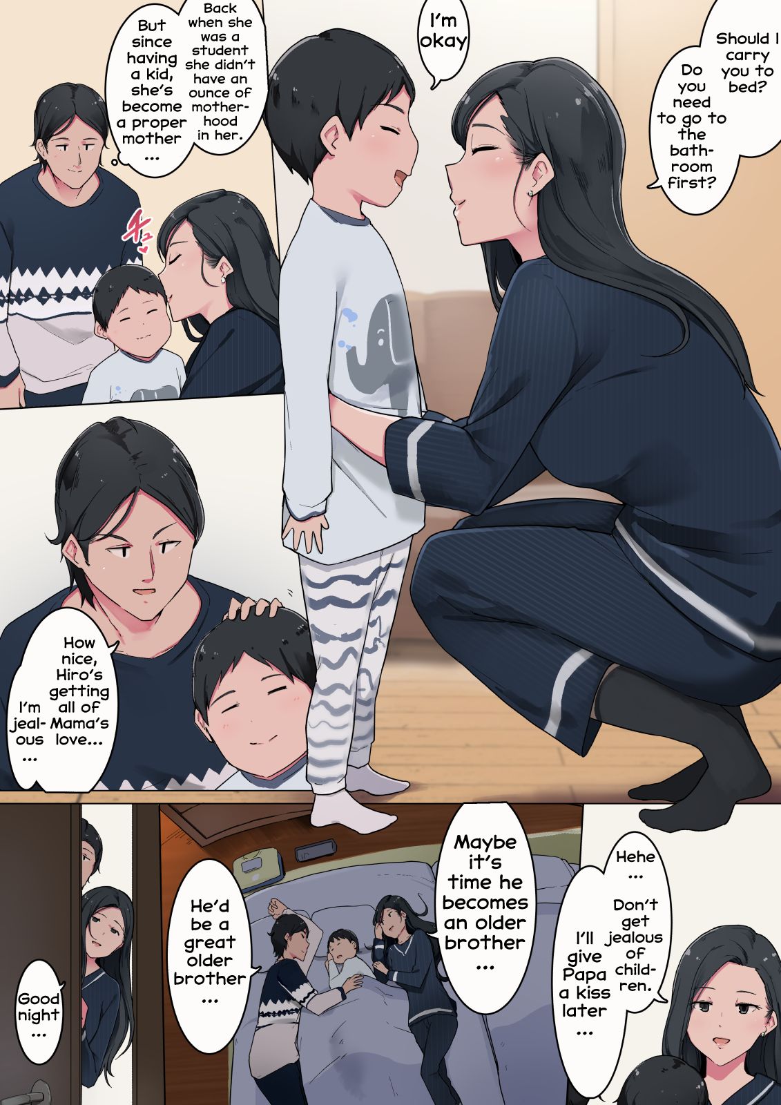 A Story About a Mom Who Switches Between Her 'Mother Face' and 'Woman Face' [Wakamatsu] Chapter 1 – page 2
