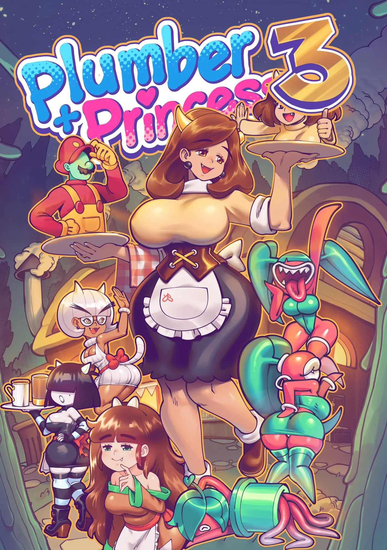 Plumber + Princess 3 (Super Mario Bros.) [+extras] [Supersatanson] Chapter 1 – page 1