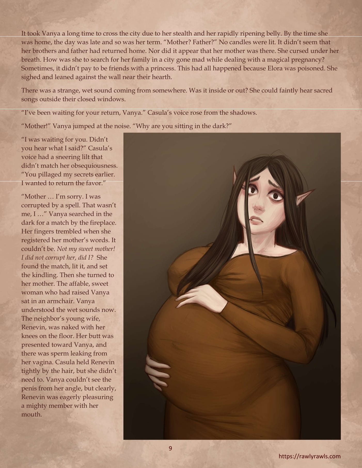 Elora's Taste of Black Magic [CreamCadet , RawlyRawls] 9 . Elora’s Taste of Black Magic - Chapter 9 [CreamCadet , RawlyRawls] – page 9