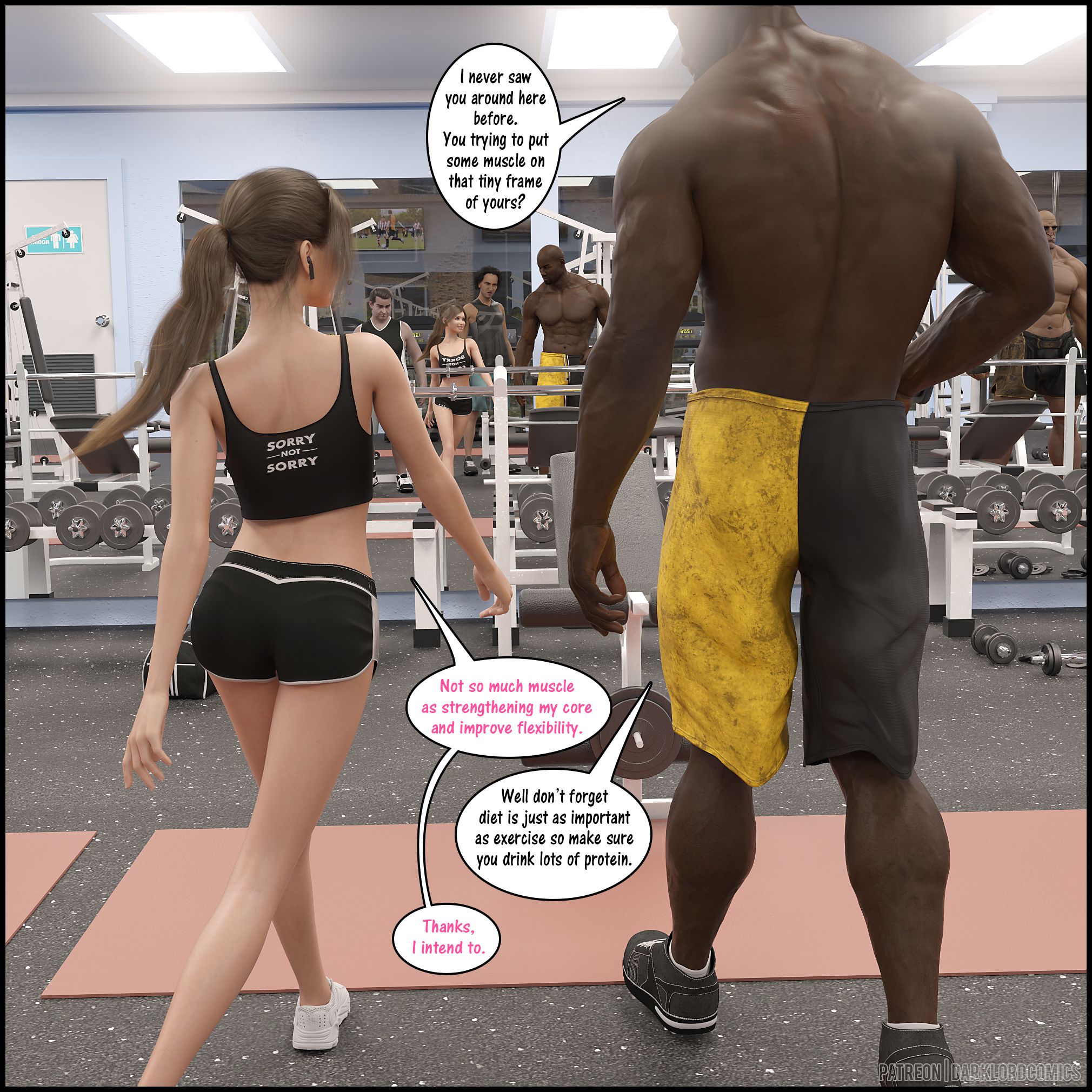 Natasha's Workout [DarkLord] 1 . Natasha's Workout - Chapter 1 [DarkLord] – page 55