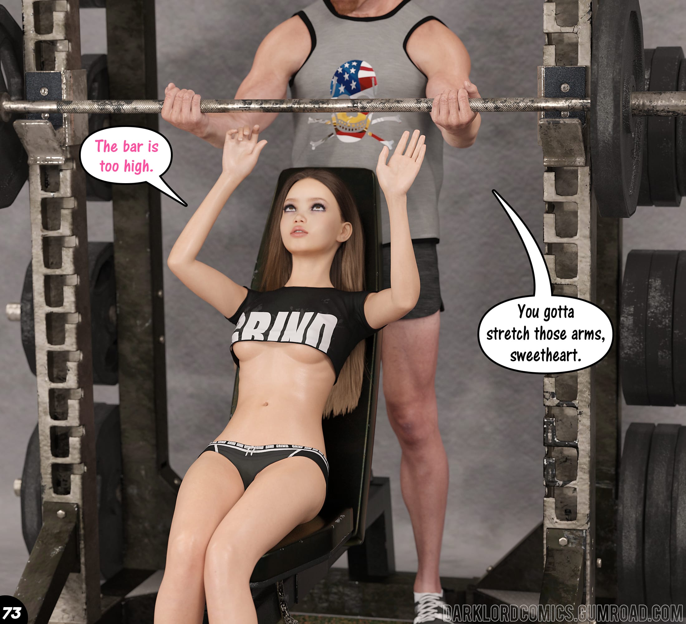 Natasha's Workout [DarkLord] 2 . Natasha's Workout - Chapter 2 [DarkLord] – page 74