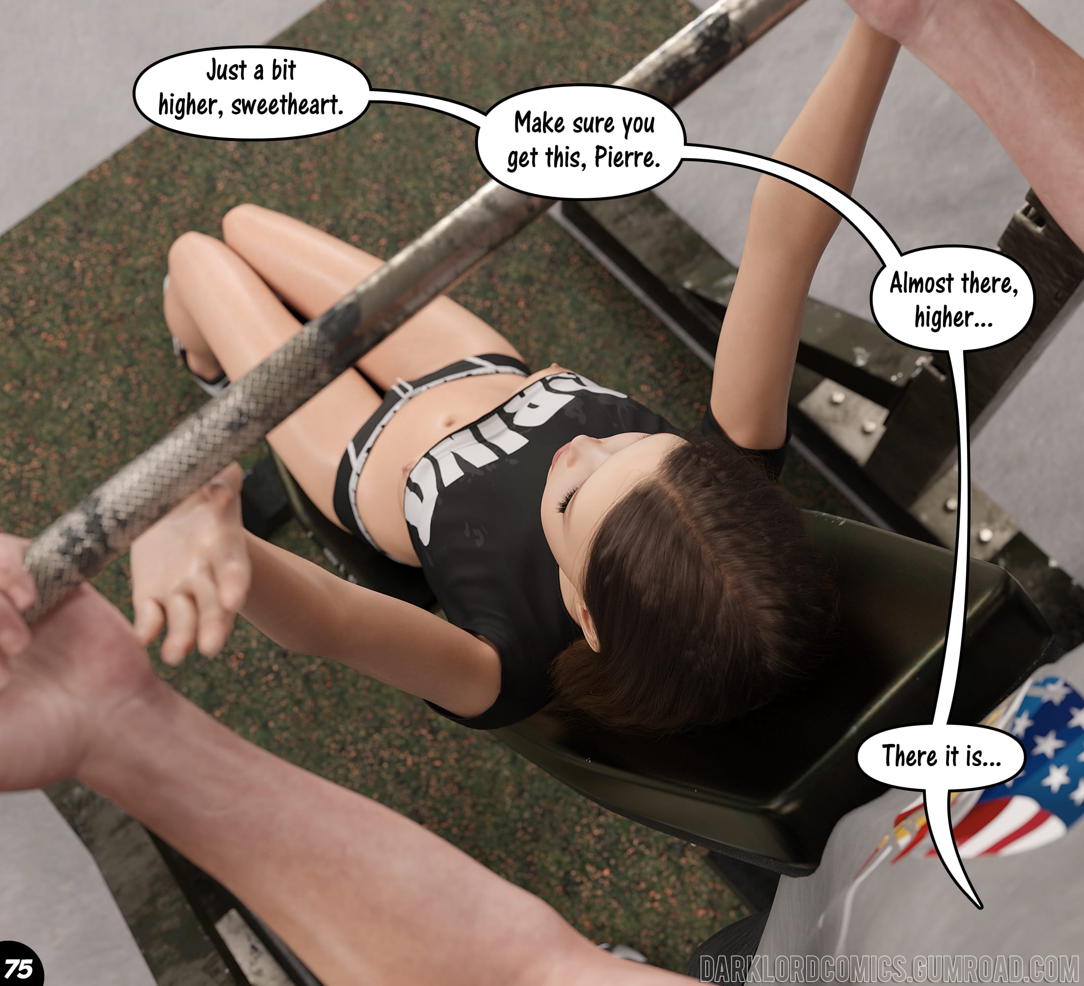 Natasha's Workout [DarkLord] 2 . Natasha's Workout - Chapter 2 [DarkLord] – page 76