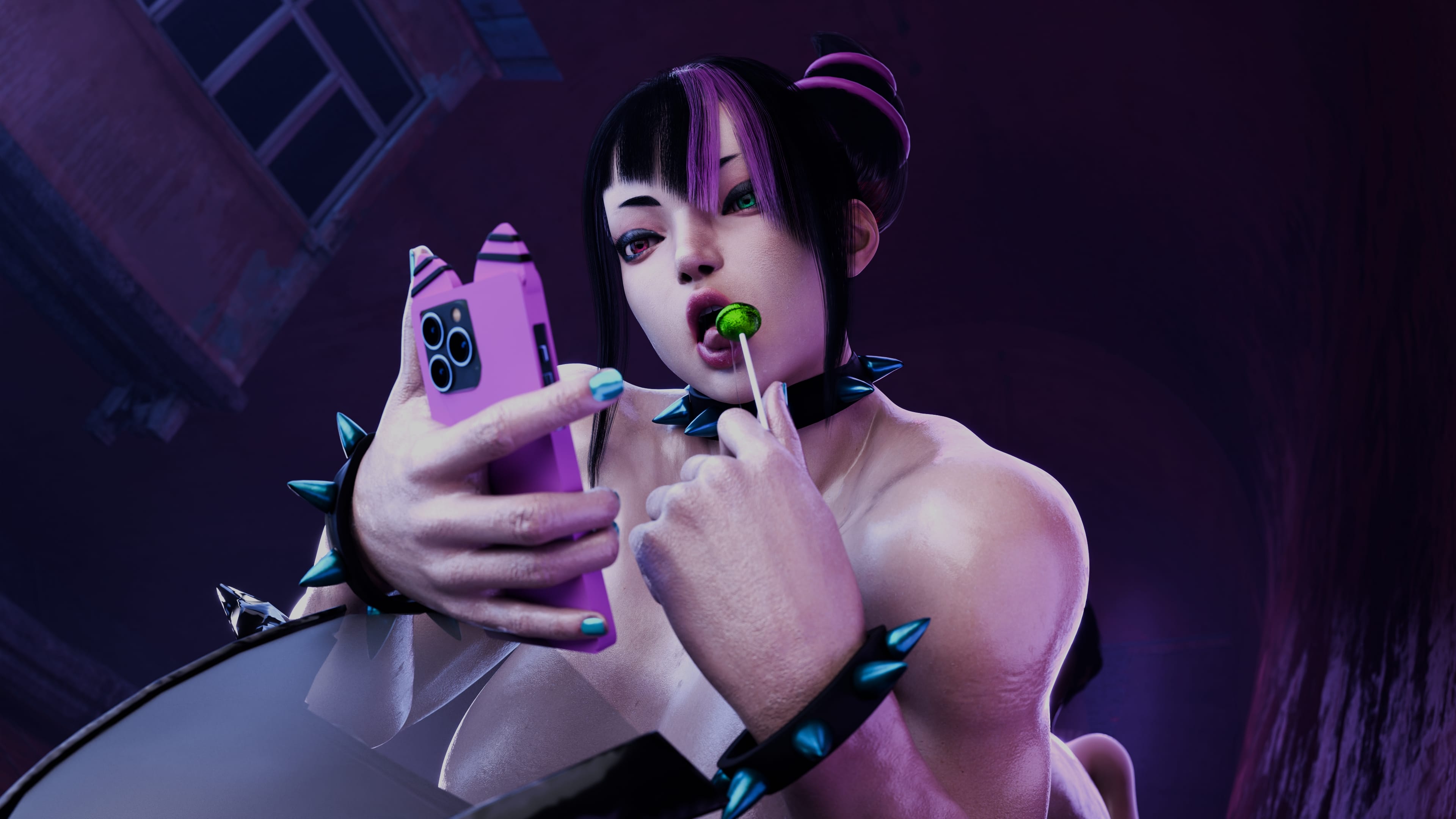 Juri Han - Marked By The Spider (Street Fighter) [PervertMuffinMajima] 1.5 . Juri Han - Marked By The Spider - Textless - Chapter 1 (Street Fighter) [PervertMuffinMajima] – page 69
