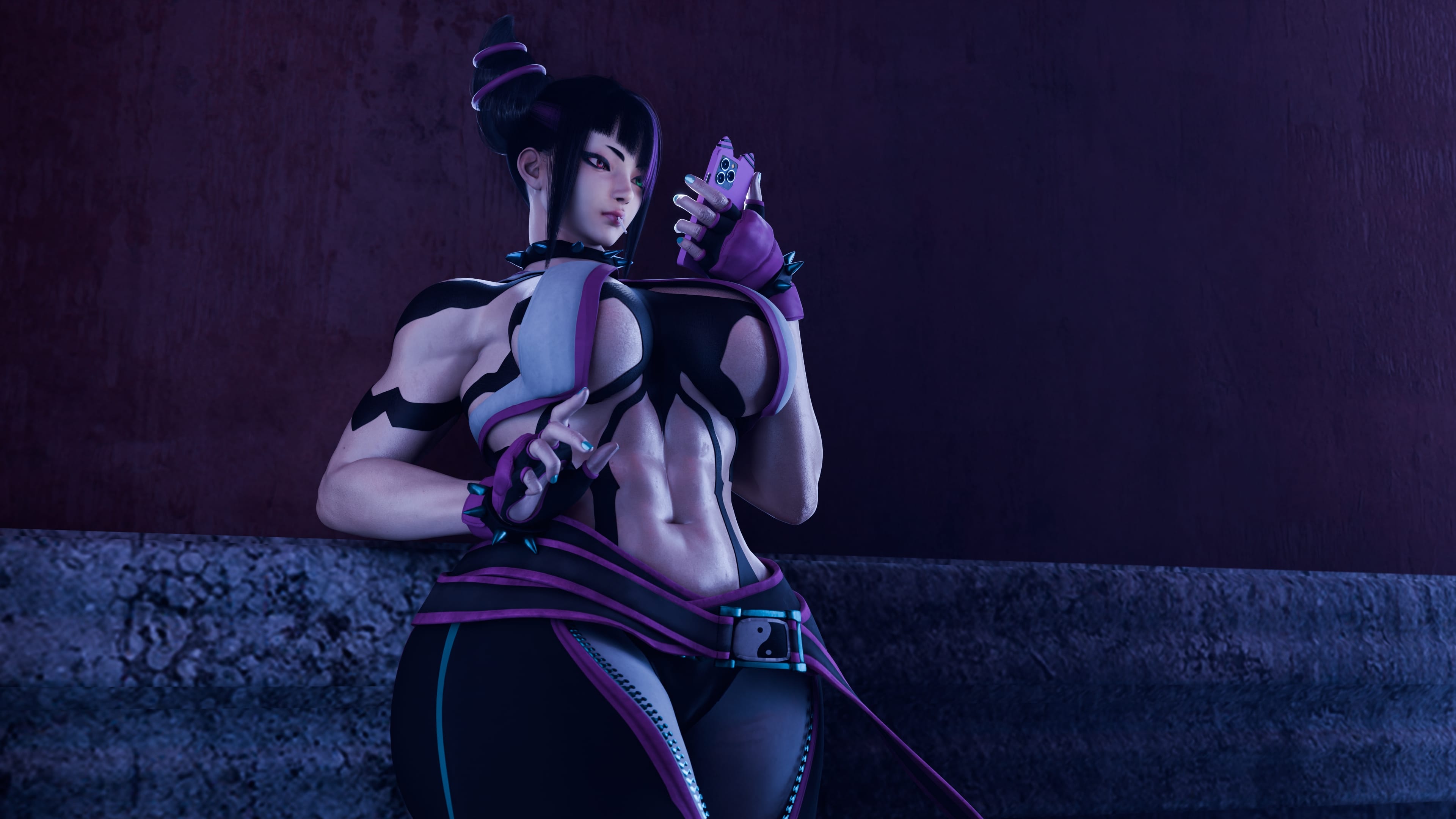 Juri Han - Marked By The Spider (Street Fighter) [PervertMuffinMajima] 1.5 . Juri Han - Marked By The Spider - Textless - Chapter 1 (Street Fighter) [PervertMuffinMajima] – page 9