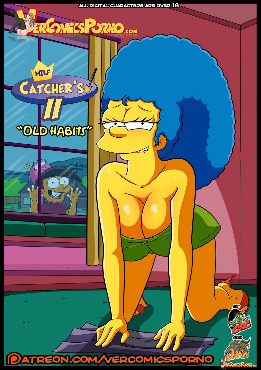 MILF Catcher’s (Various) [Croc] 2 . MILF Catcher's - Chapter 2 (The Fairly OddParents , Dexter's Laboratory , The Simpsons) [Croc] – page 1