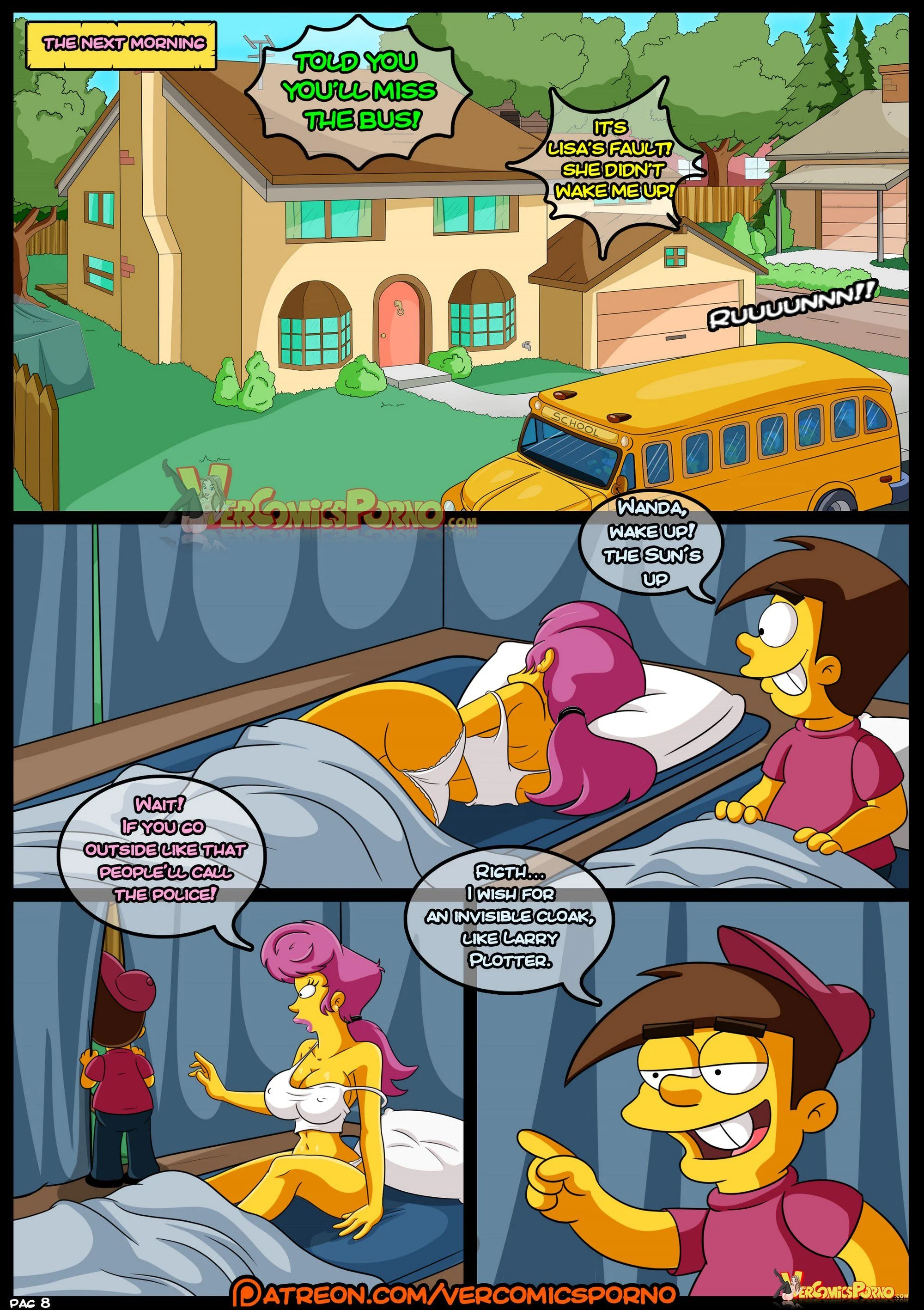 MILF Catcher’s (Various) [Croc] 2 . MILF Catcher's - Chapter 2 (The Fairly OddParents , Dexter's Laboratory , The Simpsons) [Croc] – page 9