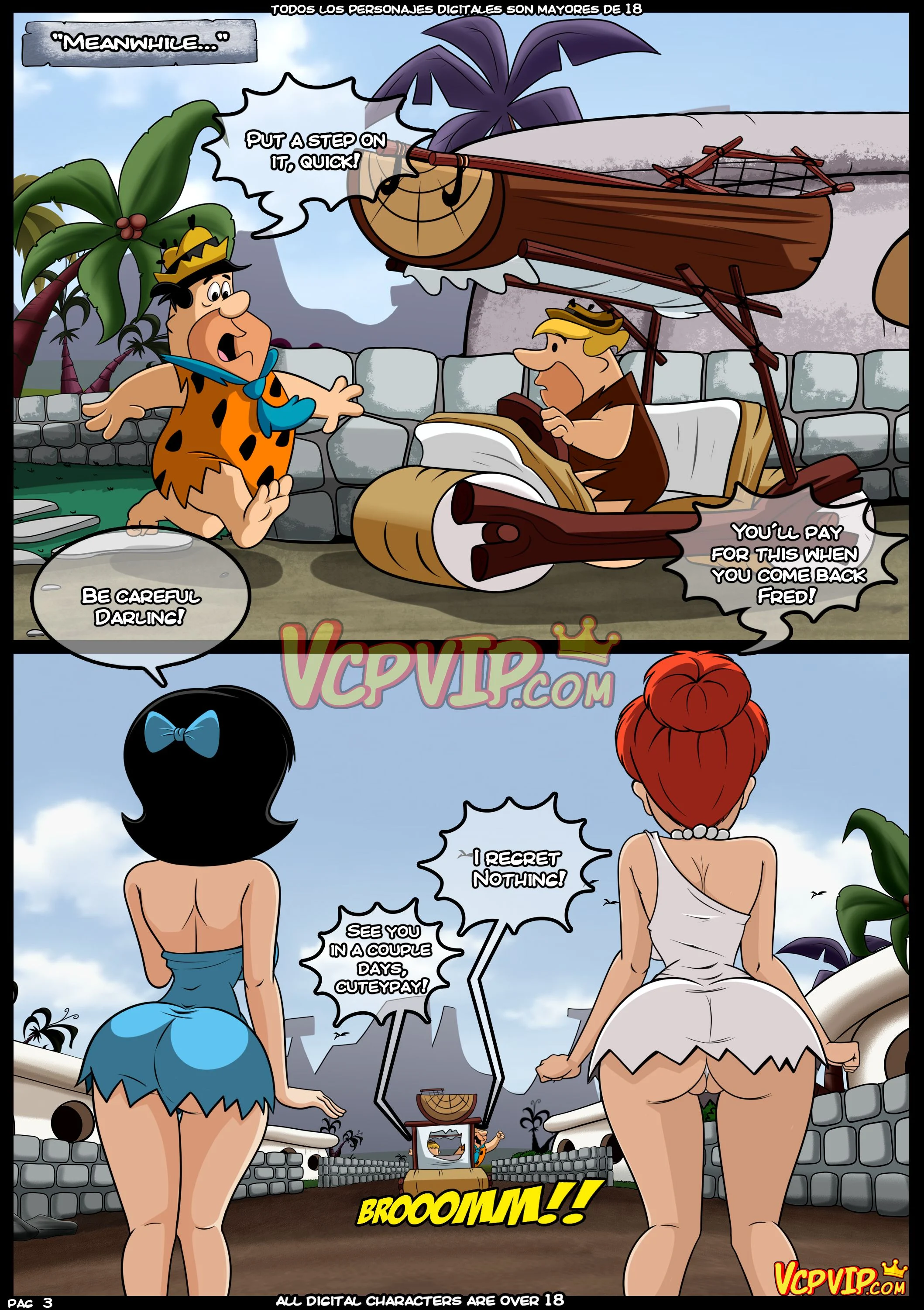MILF Catcher’s (Various) [Croc] 3 . MILF Catcher's - Chapter 3 (The Flintstones) [Croc] – page 4