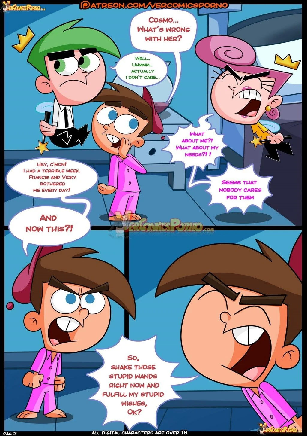 MILF Catcher’s (Various) [Croc] 1 . MILF Catcher's  - Chapter 1 (The Fairly OddParents , Dexter's Laboratory , The Simpsons) [Croc] – page 3