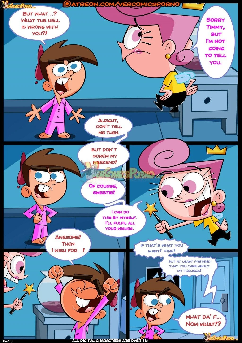 MILF Catcher’s (Various) [Croc] 1 . MILF Catcher's  - Chapter 1 (The Fairly OddParents , Dexter's Laboratory , The Simpsons) [Croc] – page 6