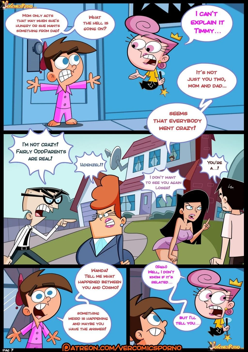 MILF Catcher’s (Various) [Croc] 1 . MILF Catcher's  - Chapter 1 (The Fairly OddParents , Dexter's Laboratory , The Simpsons) [Croc] – page 8
