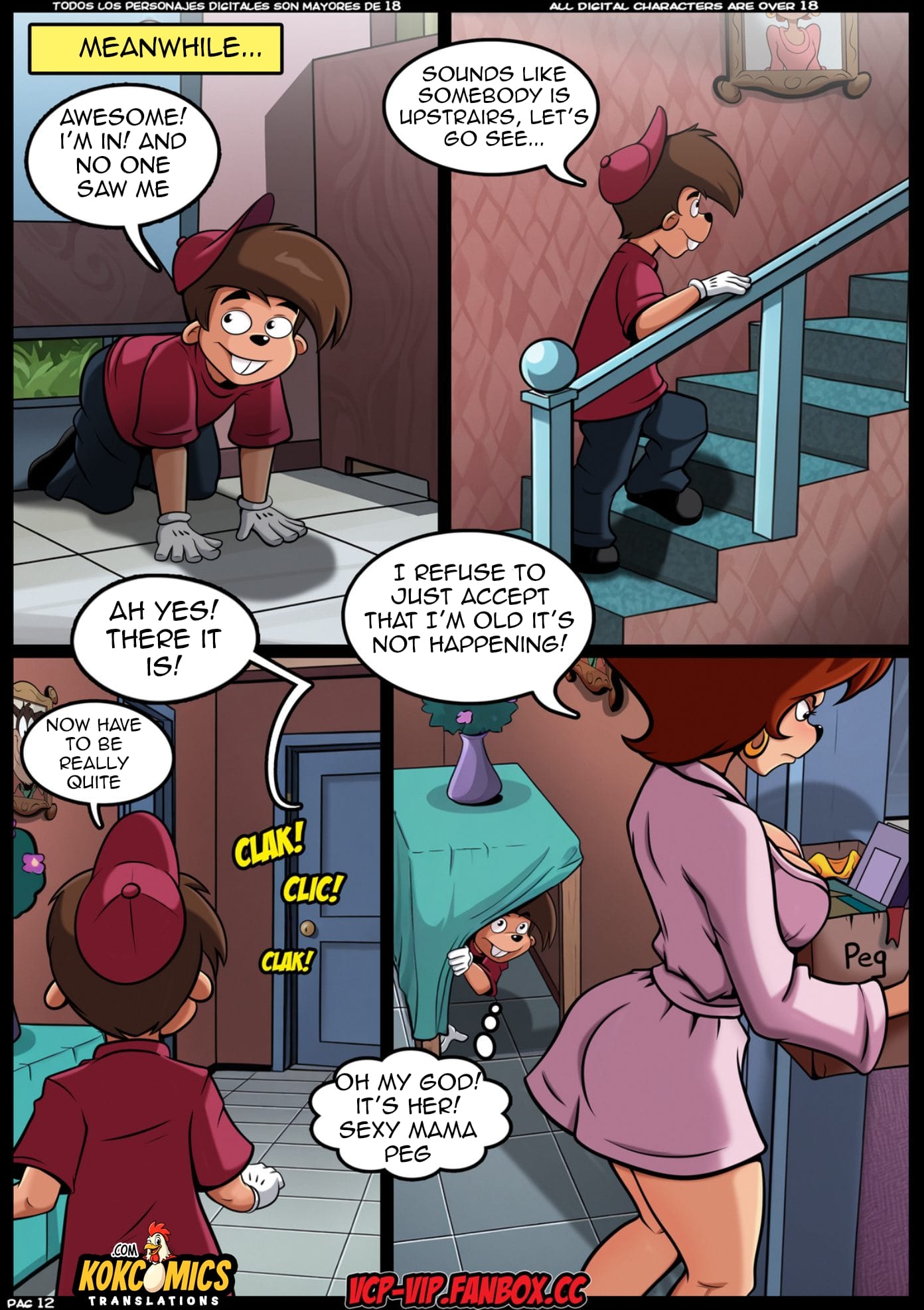 MILF Catcher’s (Various) [Croc] 6 . MILF Catcher's - Chapter 6 (Goof Troop) [Croc] – page 13