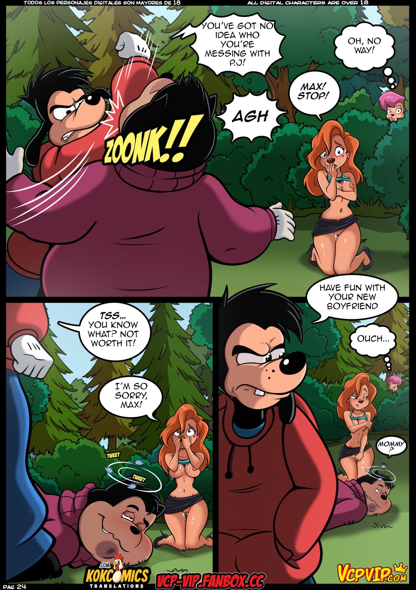MILF Catcher’s (Various) [Croc] 6 . MILF Catcher's - Chapter 6 (Goof Troop) [Croc] – page 25