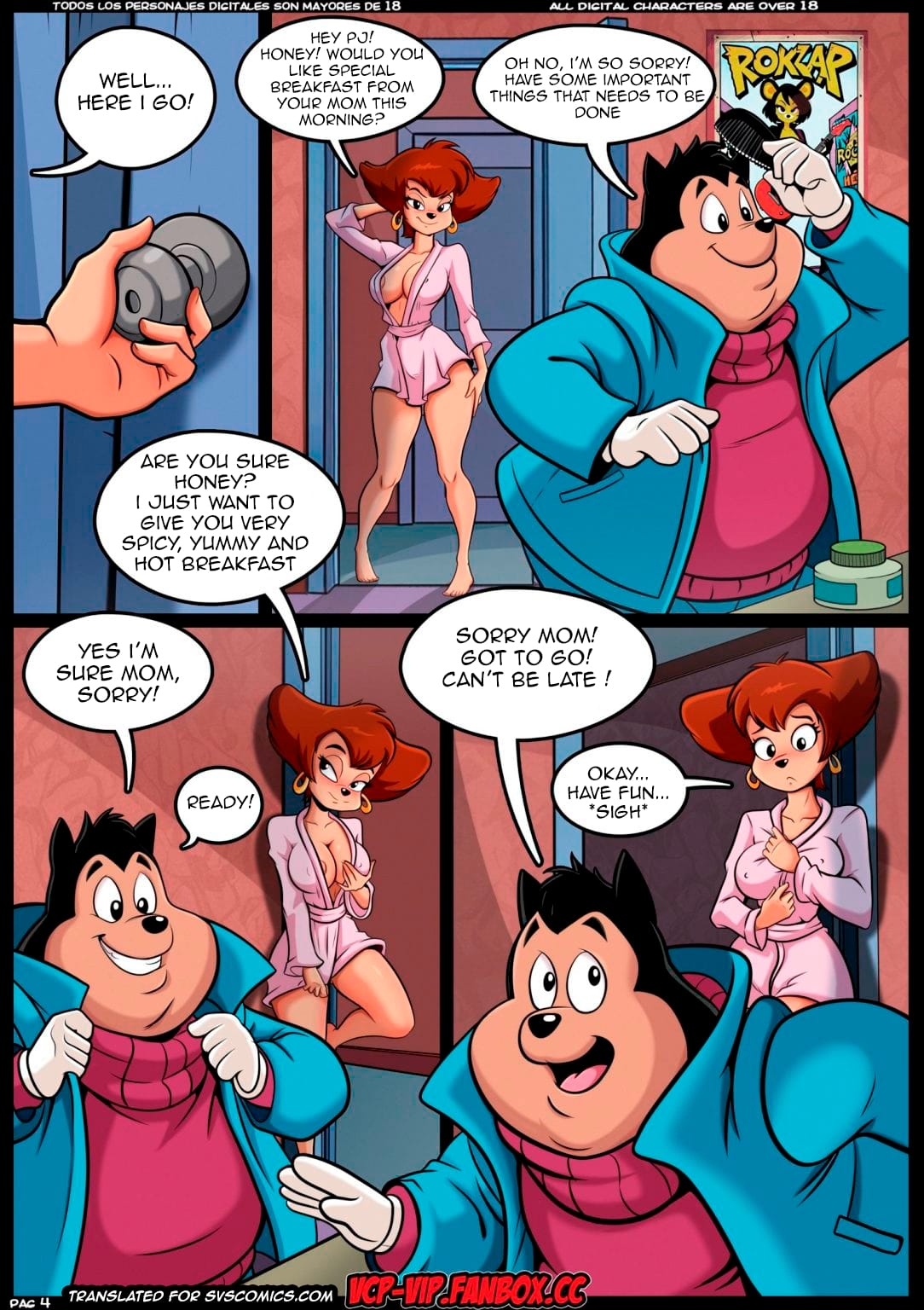 MILF Catcher’s (Various) [Croc] 6 . MILF Catcher's - Chapter 6 (Goof Troop) [Croc] – page 5