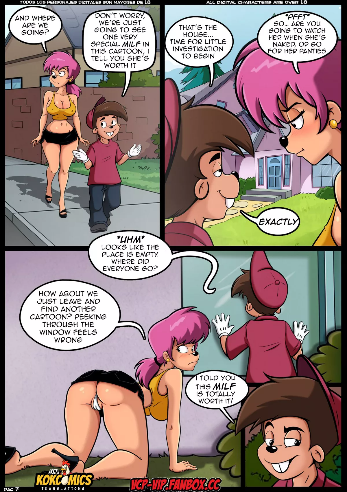 MILF Catcher’s (Various) [Croc] 6 . MILF Catcher's - Chapter 6 (Goof Troop) [Croc] – page 8