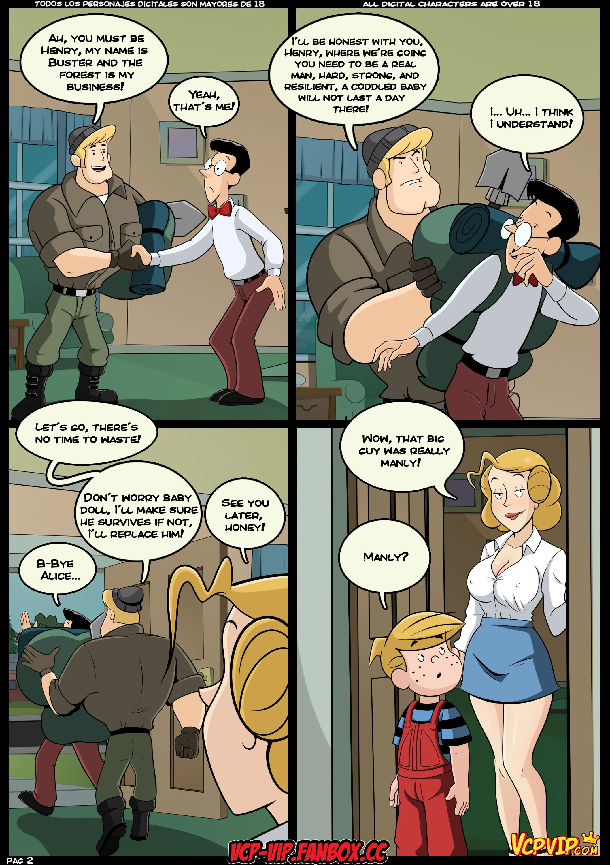 MILF Catcher’s (Various) [Croc] 4 . MILF Catcher's - Chapter 4 (Dennis the Menace) [Croc] – page 3