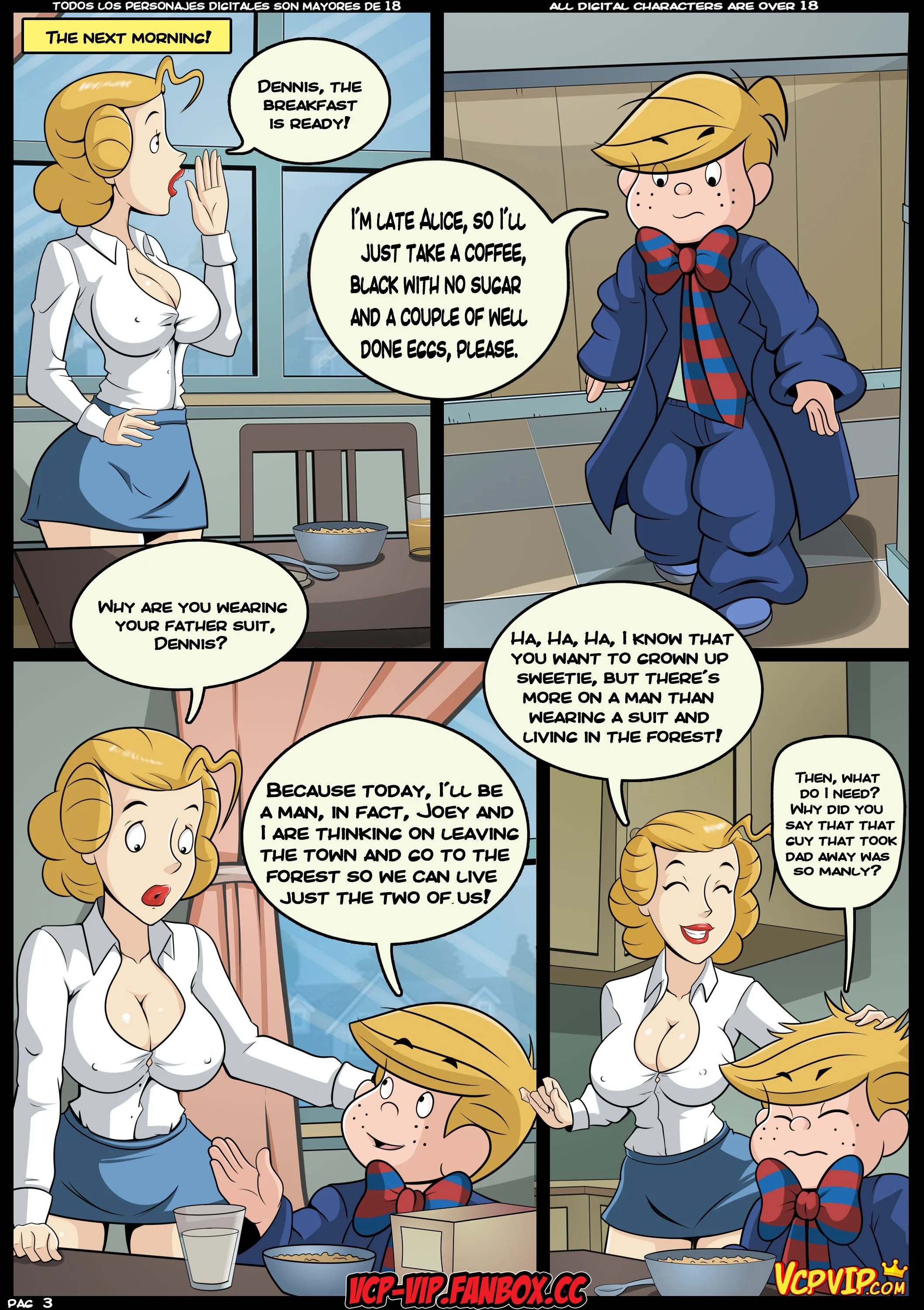 MILF Catcher’s (Various) [Croc] 4 . MILF Catcher's - Chapter 4 (Dennis the Menace) [Croc] – page 4