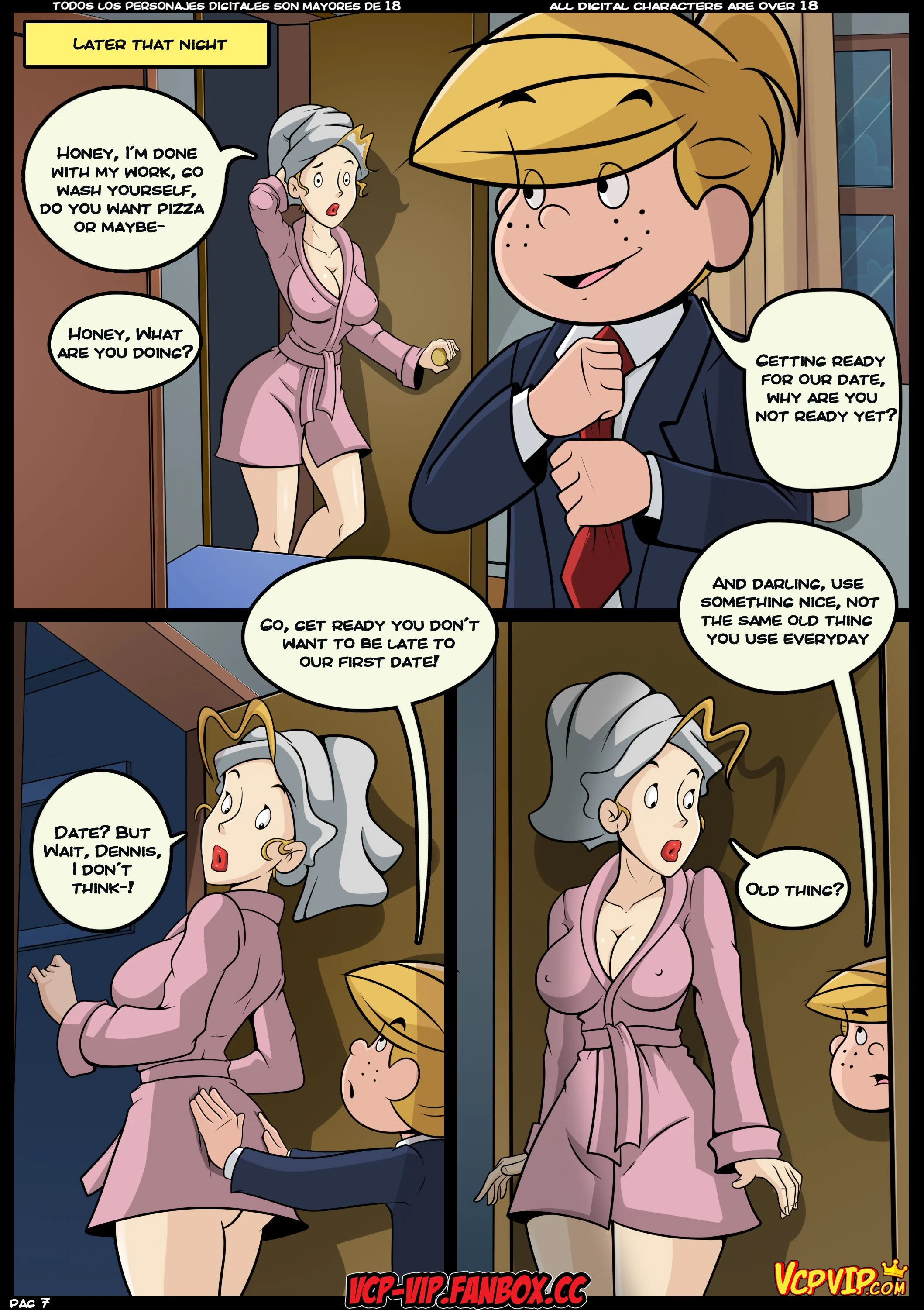 MILF Catcher’s (Various) [Croc] 4 . MILF Catcher's - Chapter 4 (Dennis the Menace) [Croc] – page 8
