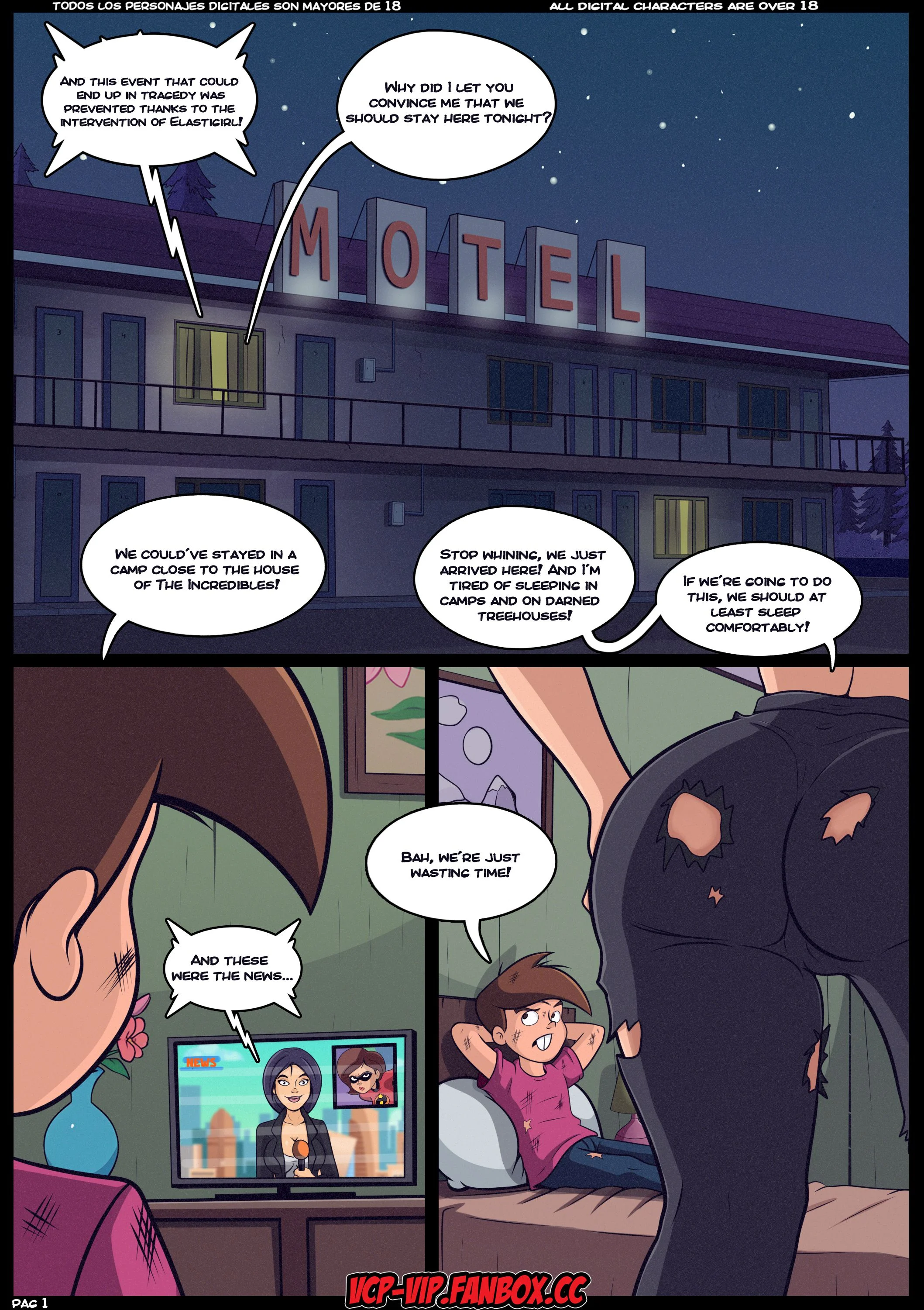 MILF Catcher’s (Various) [Croc] 5 . MILF Catcher's - Chapter 5 (The Fairly OddParents , The Incredibles) [Croc] – page 2