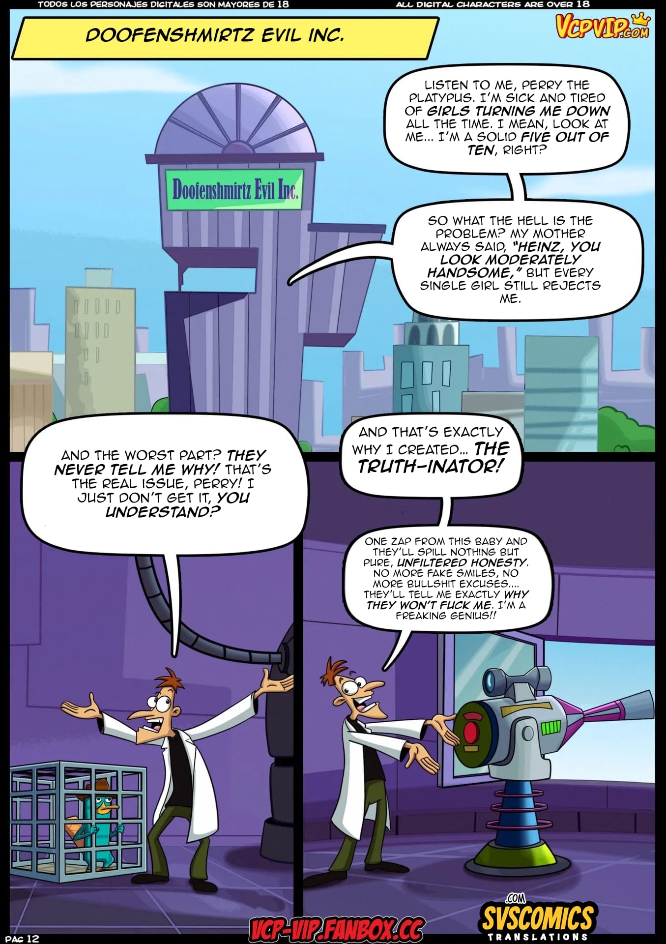 Family Secrets (Phineas and Ferb) [VCP] 1 . Family Secrets - Chapter 1 (Phineas and Ferb) [VCP] – page 13