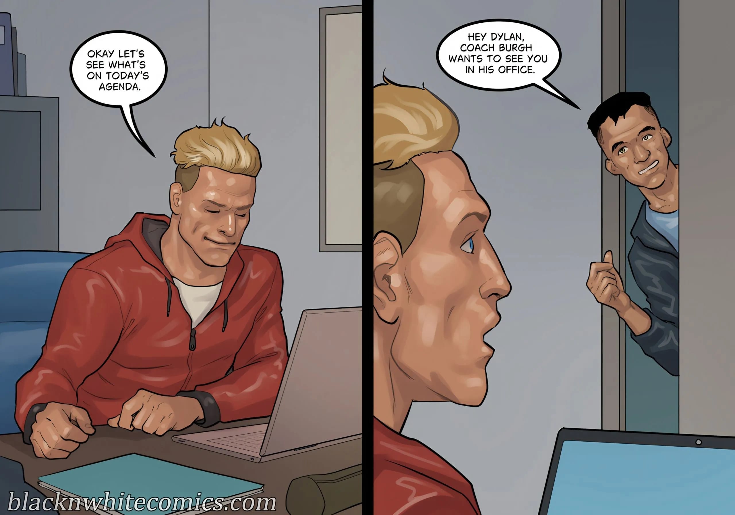 The Recruit [BlackNWhiteComics] 1 . The Recruit - Chapter 1 [BlackNWhiteComics] – page 2