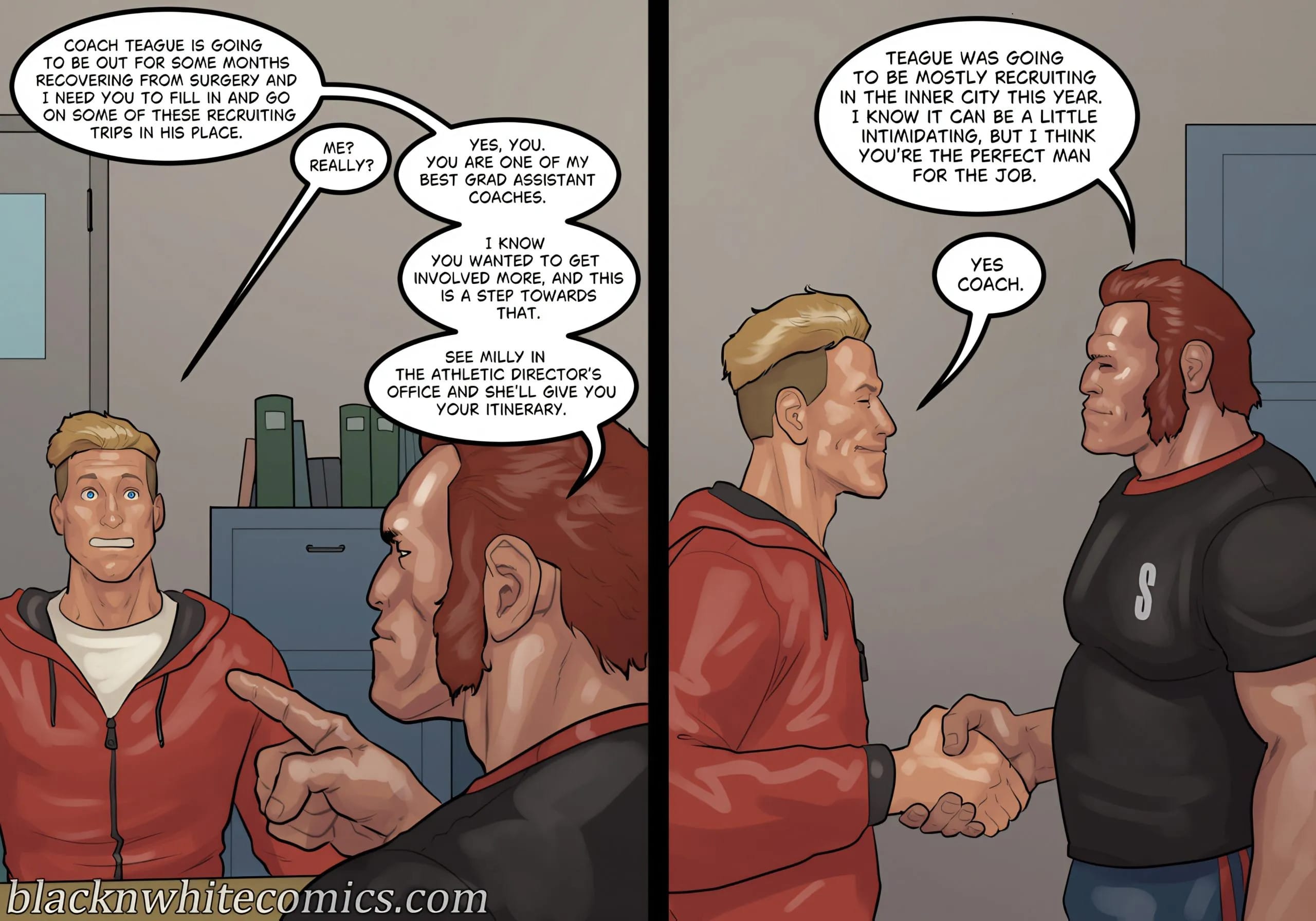 The Recruit [BlackNWhiteComics] 1 . The Recruit - Chapter 1 [BlackNWhiteComics] – page 4