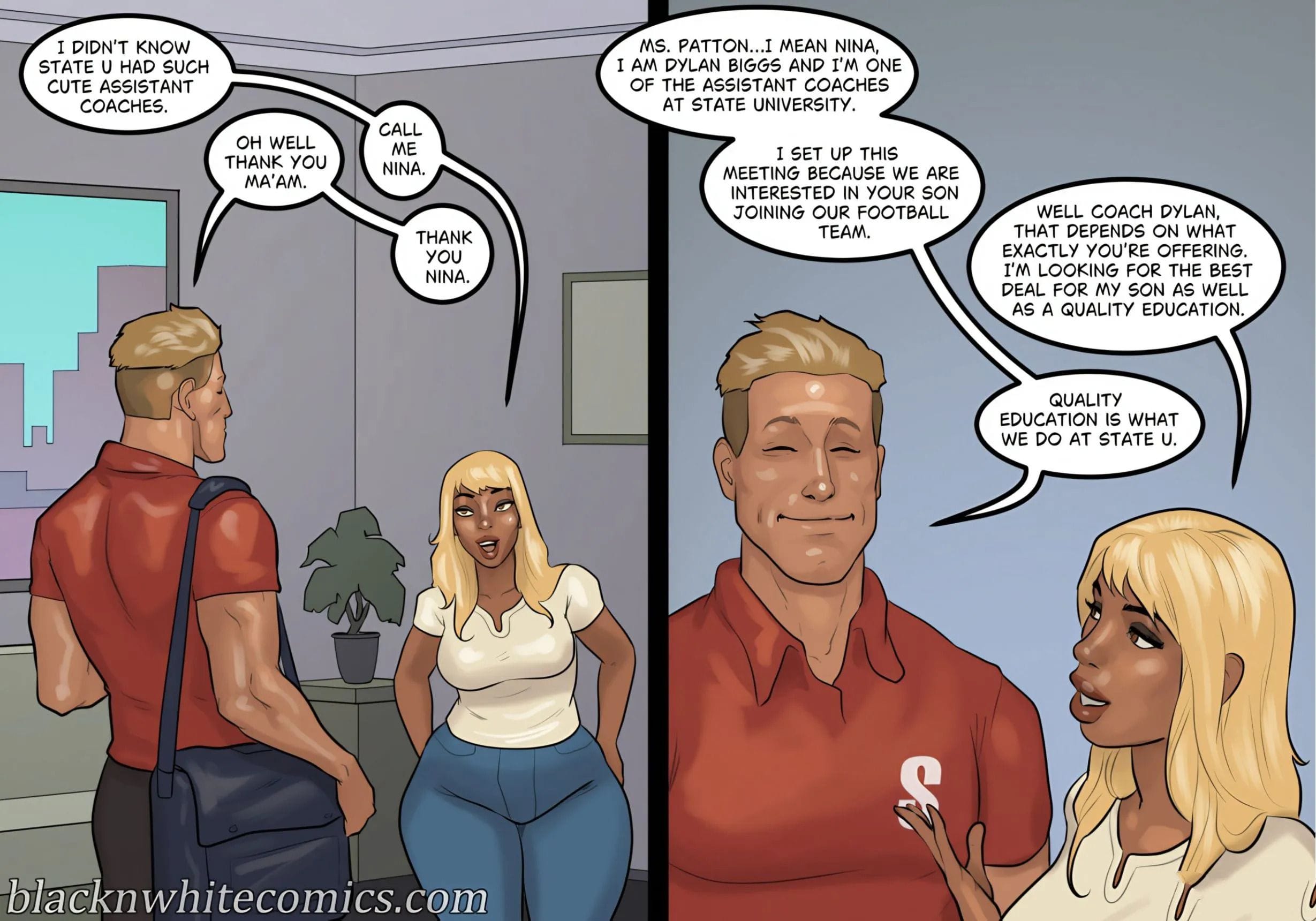 The Recruit [BlackNWhiteComics] 1 . The Recruit - Chapter 1 [BlackNWhiteComics] – page 8