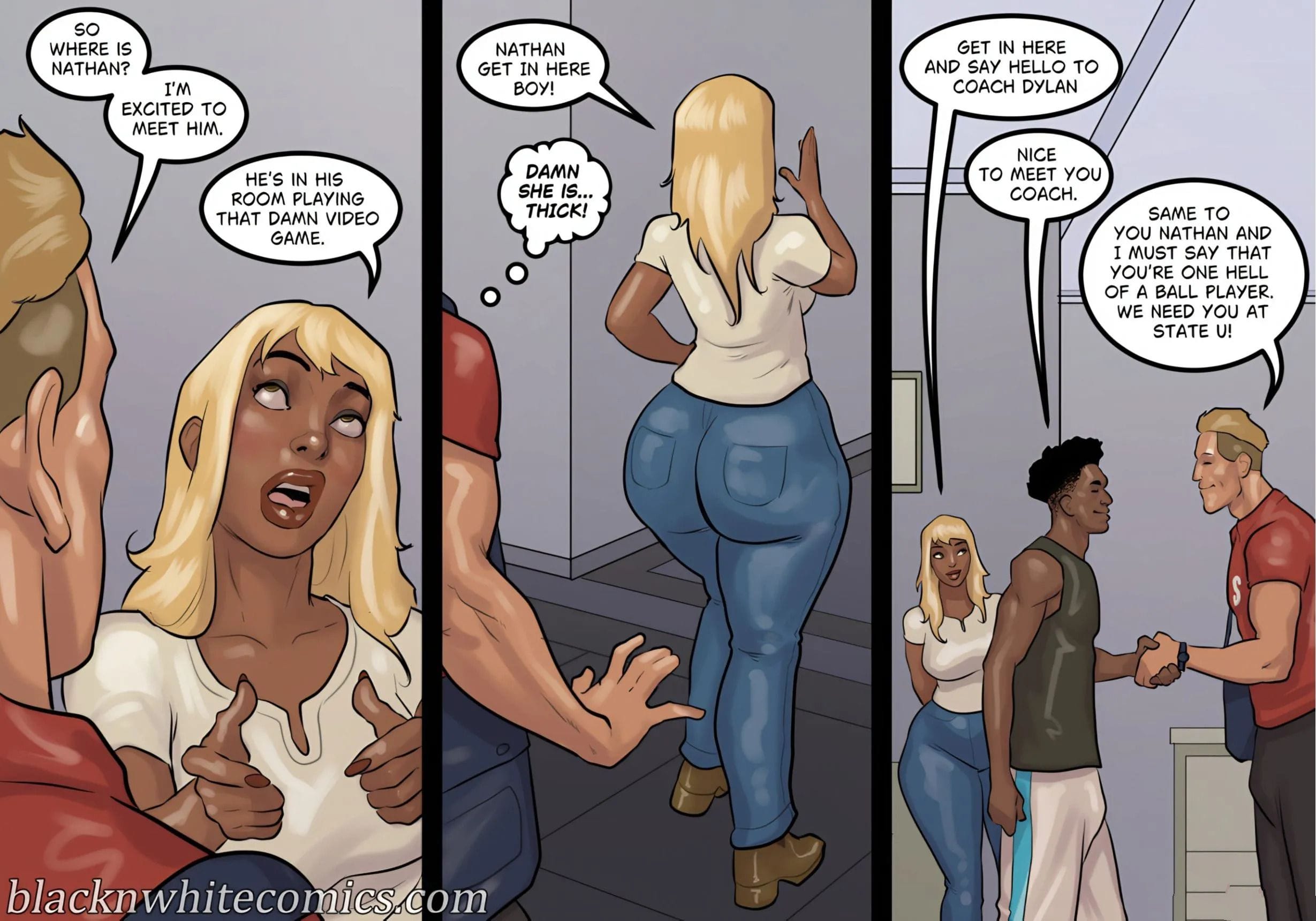 The Recruit [BlackNWhiteComics] 1 . The Recruit - Chapter 1 [BlackNWhiteComics] – page 9