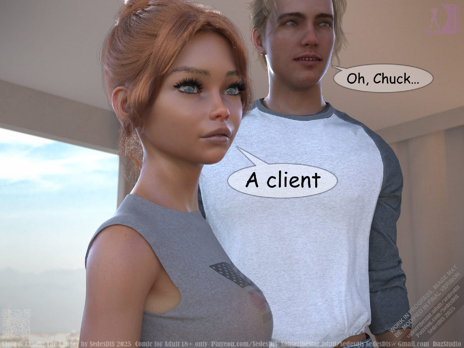 Viola &amp; Chuck – The Lodger [SedesDiS] 1 . Viola & Chuck - The Lodger - Chapter 1 [SedesDiS] – page 22