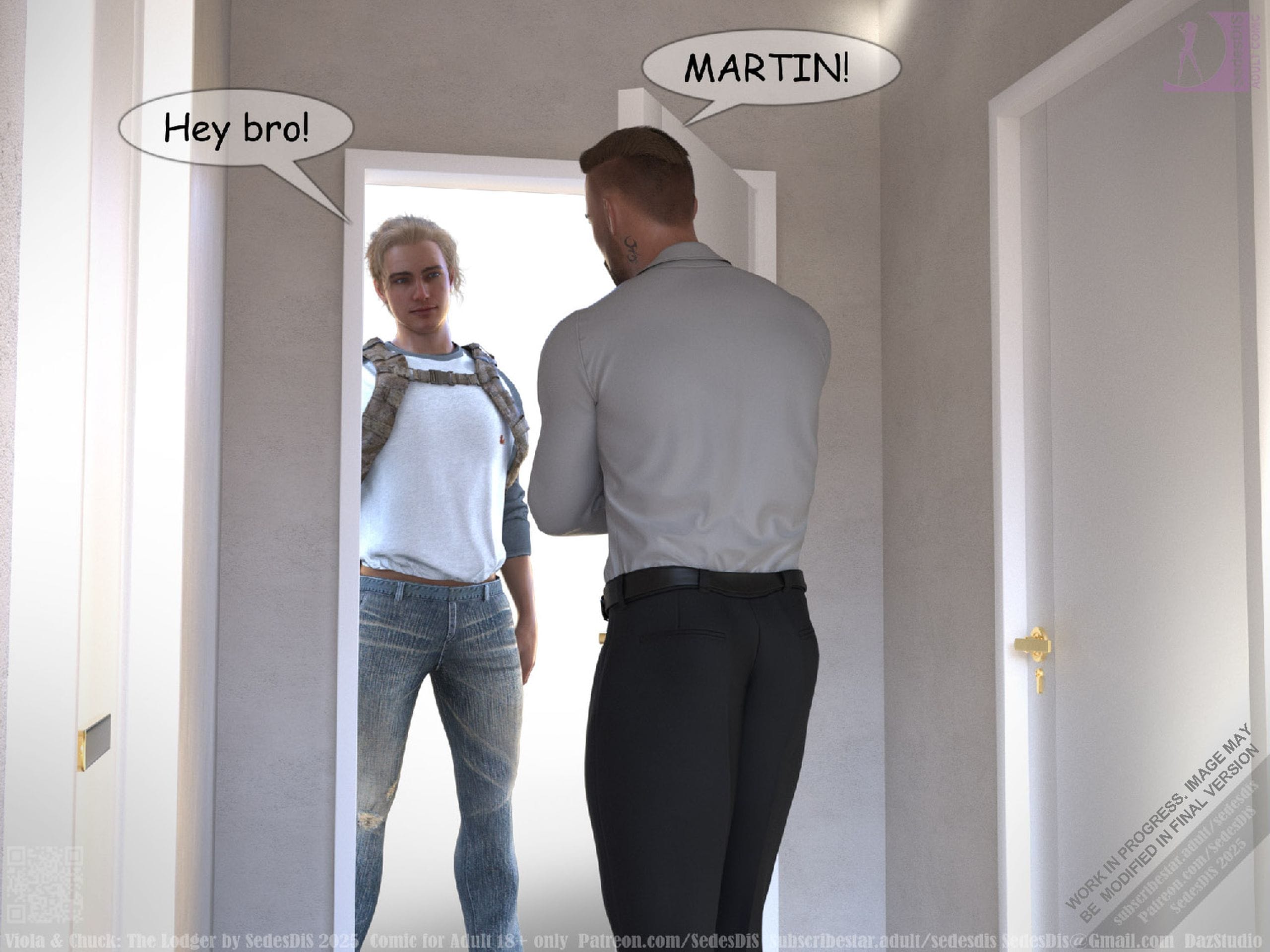 Viola &amp; Chuck – The Lodger [SedesDiS] 1 . Viola & Chuck - The Lodger - Chapter 1 [SedesDiS] – page 4
