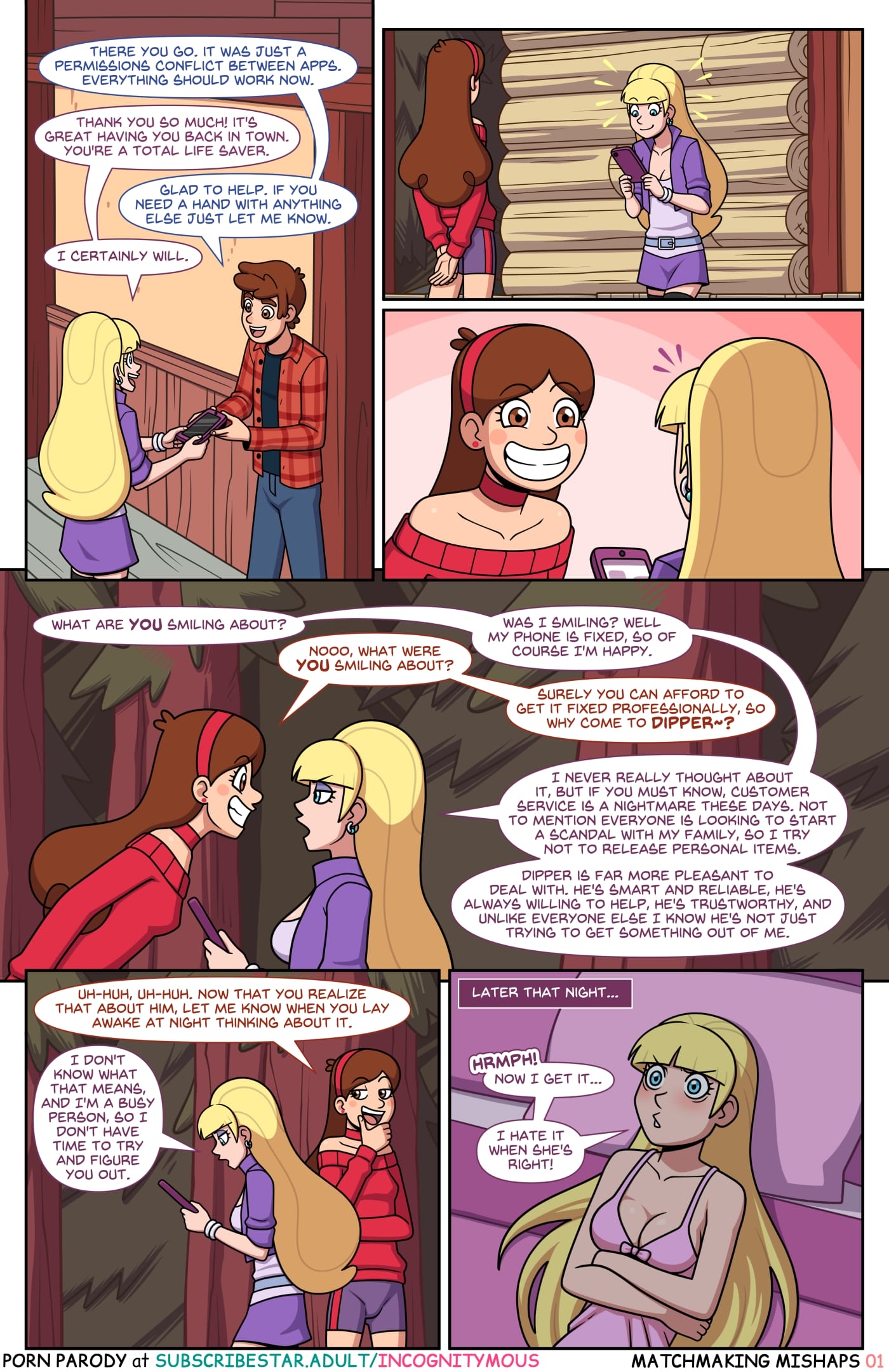 Yui – Japanese Milf [NotAvailableXXX] 1 . Matchmaking Mishaps - Chapter 1 (Gravity Falls) [Incognitymous] – page 1