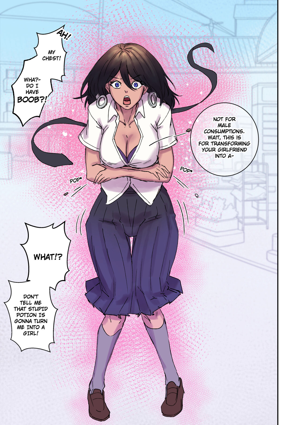 My Shy Best Friend Turned Into A Gal Girl And Wants Me To Fuck Her comic porn My Shy Best Friend Turned Into A Gal Girl And Wants Me To Fuck Her Chapter 1 – page 5