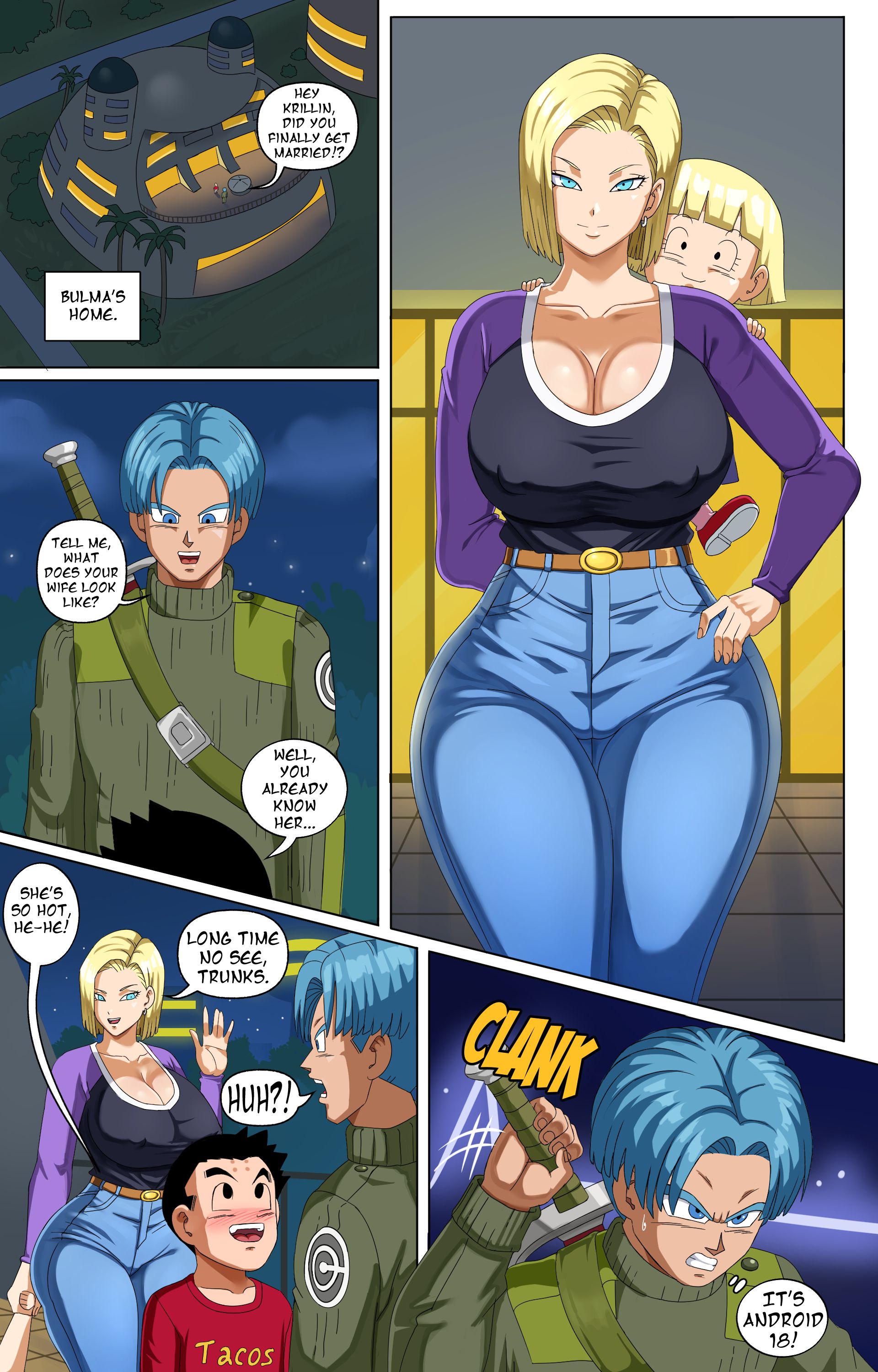 Meeting Android 18 Yet Again Full &amp; Text Less comic porn Meeting Android 18 Yet Again Full & Text Less Chapter 1 – page 2