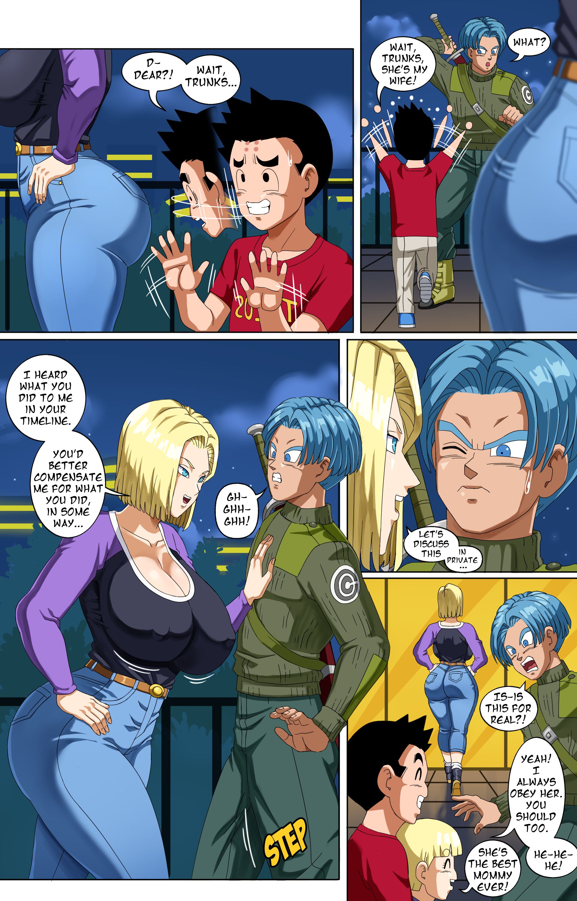 Meeting Android 18 Yet Again Full &amp; Text Less comic porn Meeting Android 18 Yet Again Full & Text Less Chapter 1 – page 3