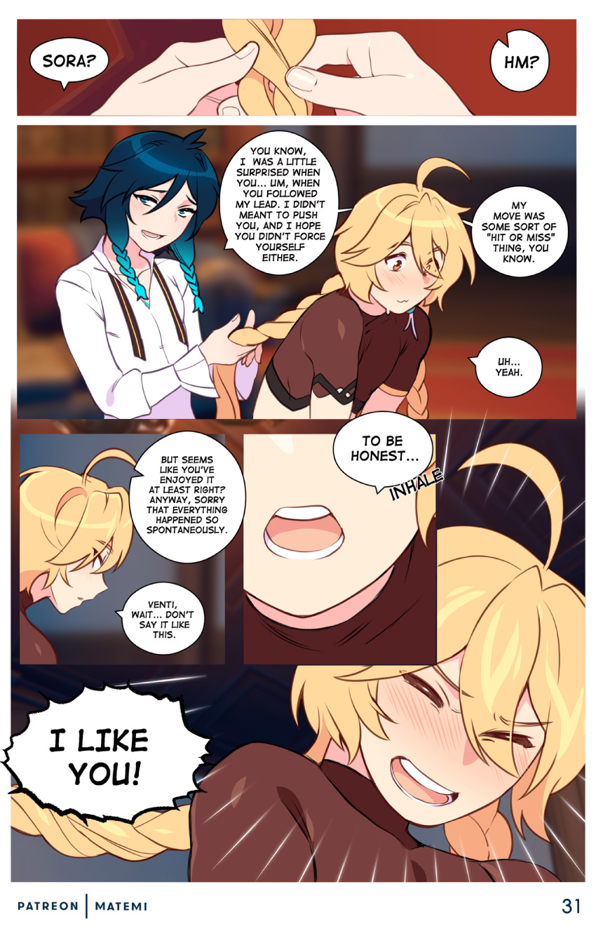 Venti x Aether comic porn Venti x Aether Chapter 1 – page 31