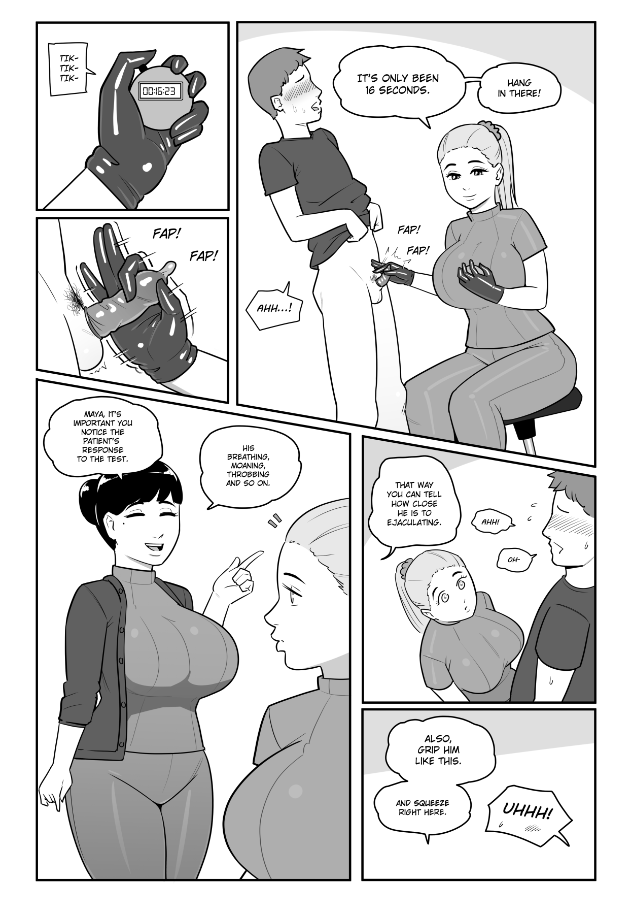 Maya's Virgin Training! comic porn Maya's Virgin Training! Chapter 1 – page 6