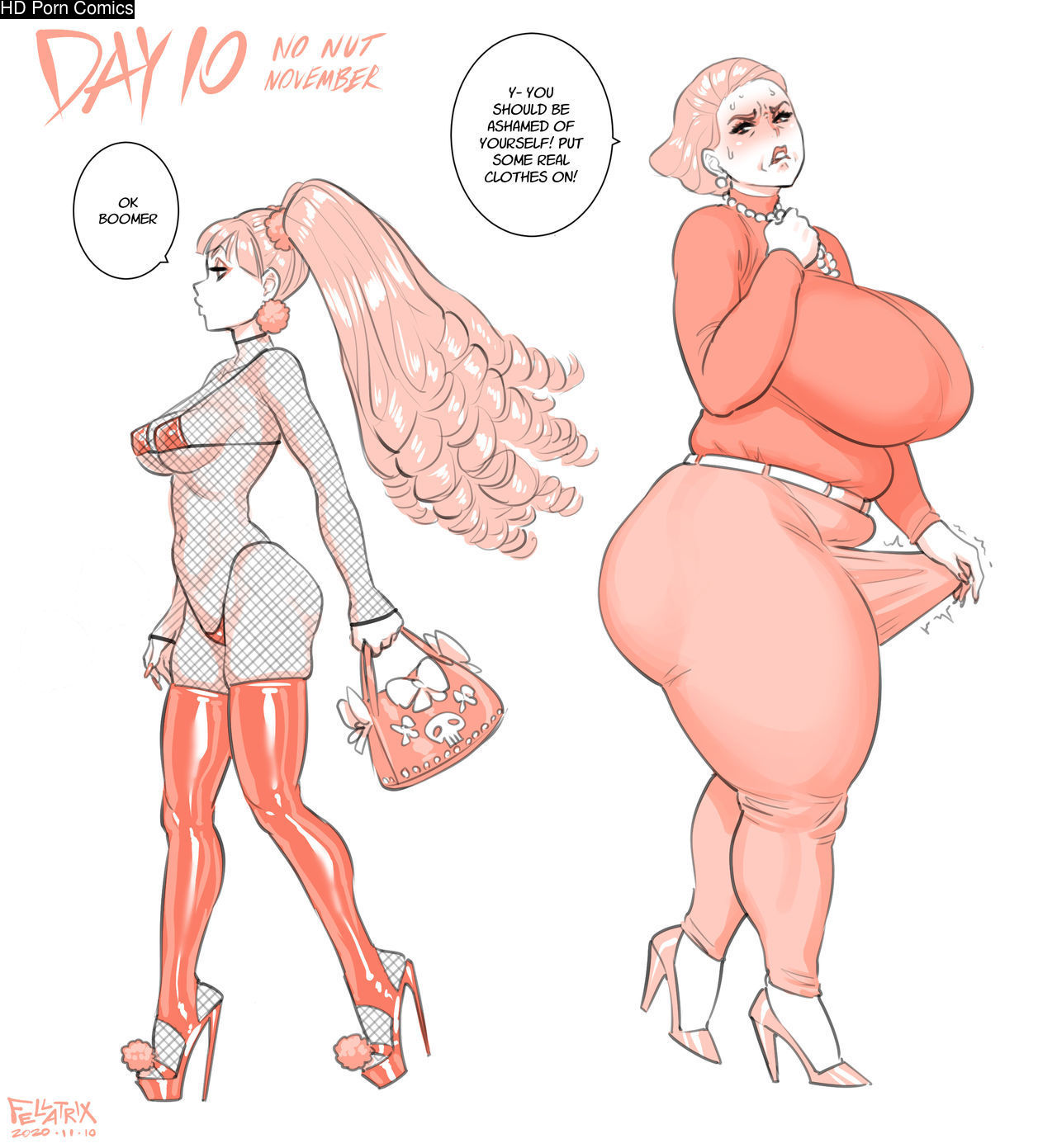Karen’s No Nut November comic porn Karen’s No Nut November Chapter 1 – page 10